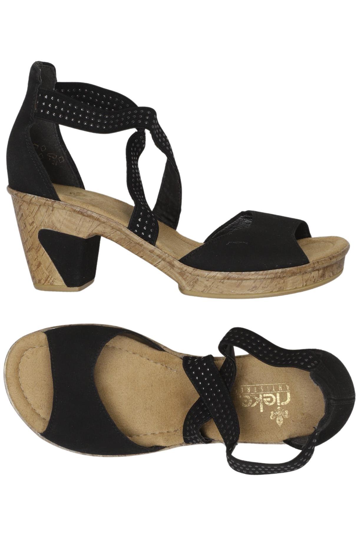 

Rieker Damen Sandale, schwarz, Gr. 36