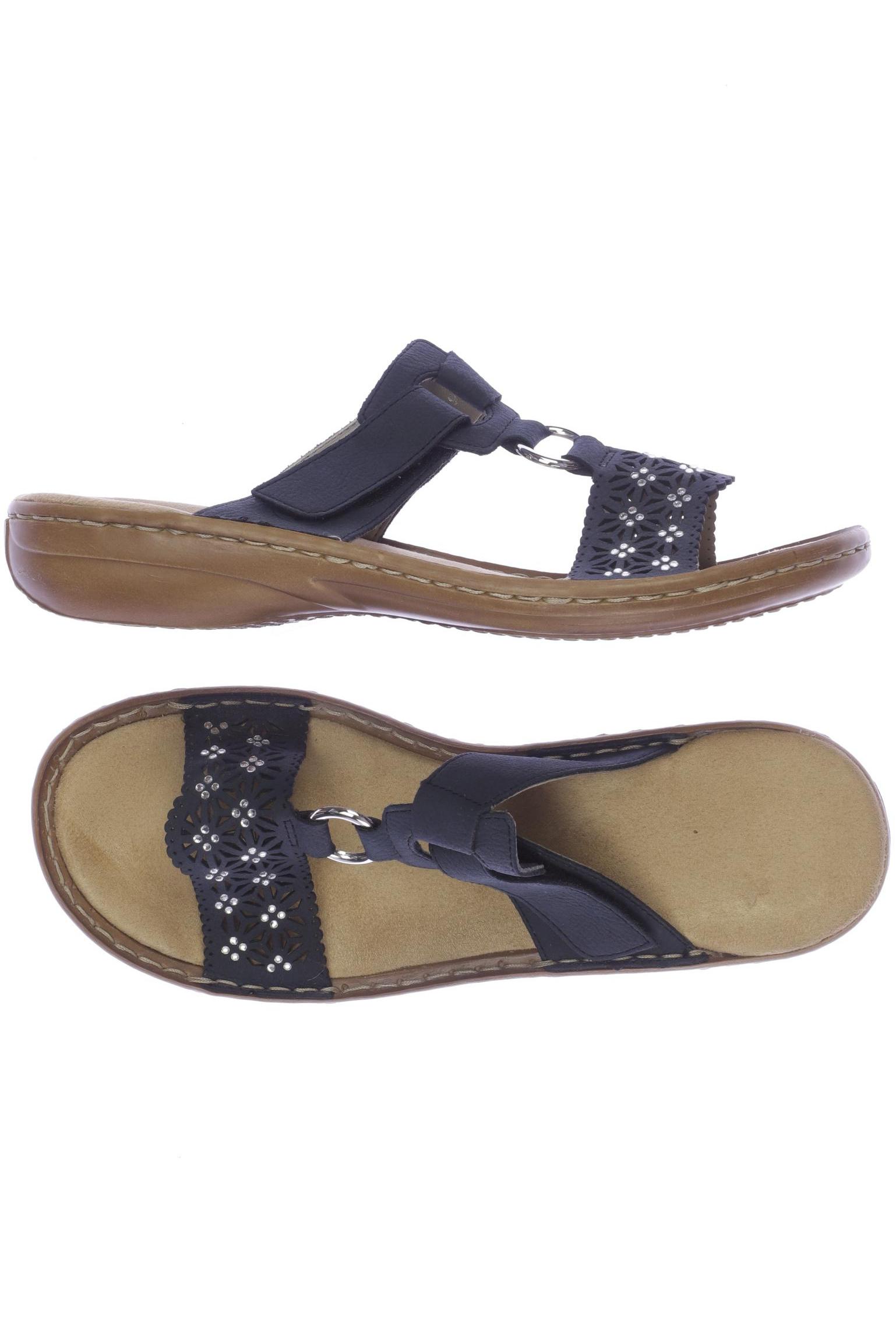 

Rieker Damen Sandale, marineblau, Gr. 40