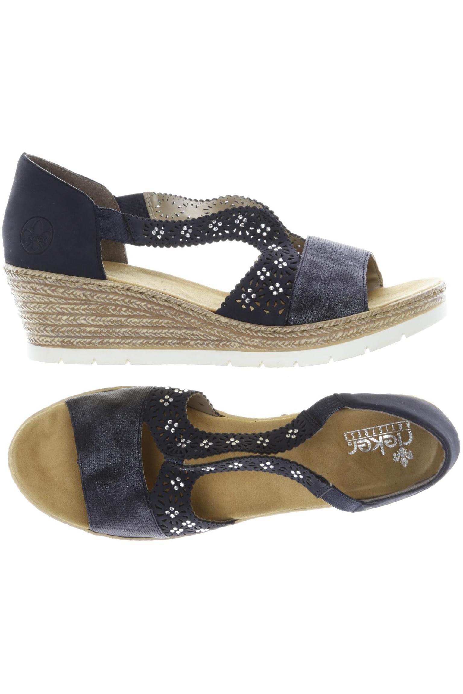 

Rieker Damen Sandale, marineblau, Gr. 42