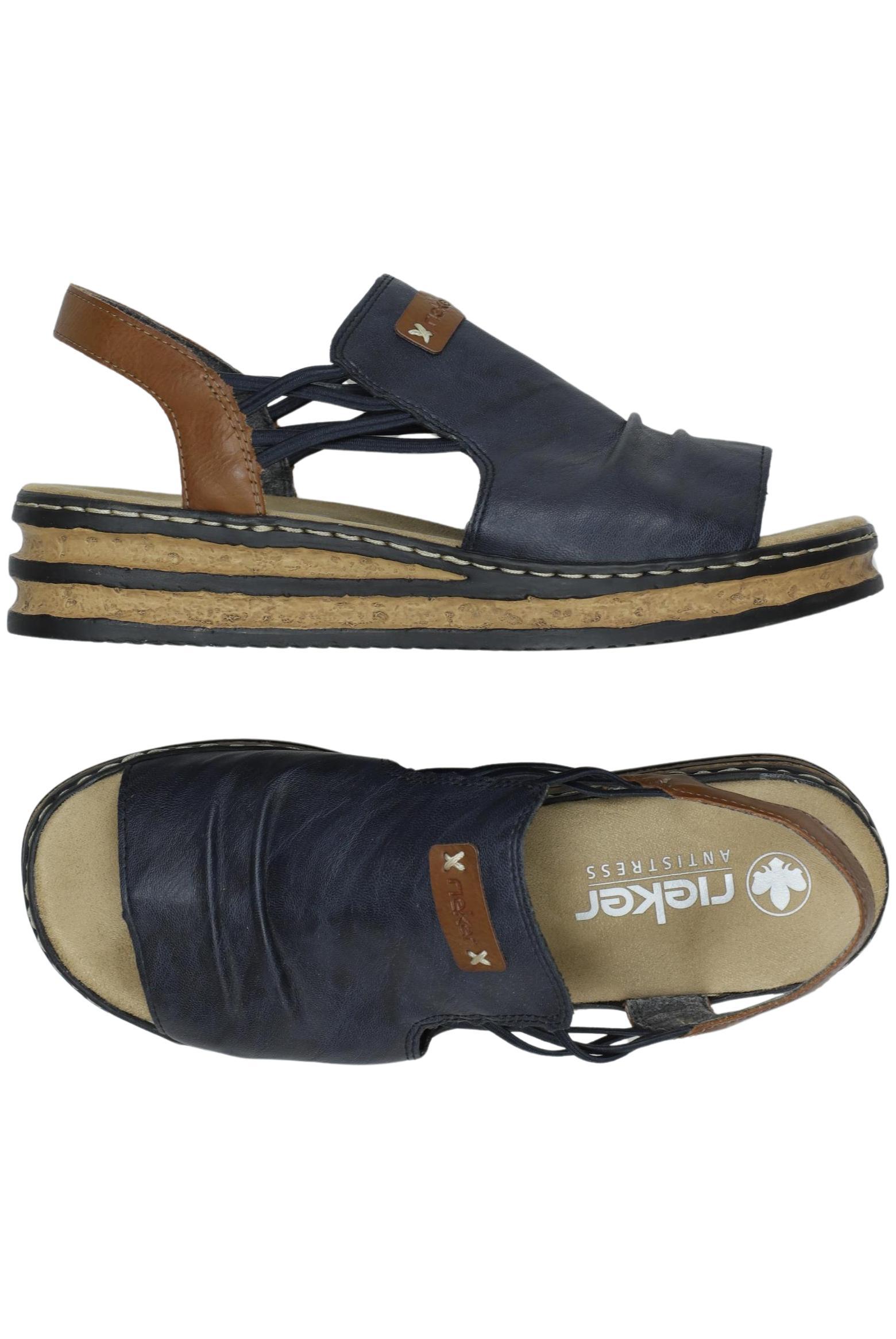 

Rieker Damen Sandale, marineblau, Gr. 39