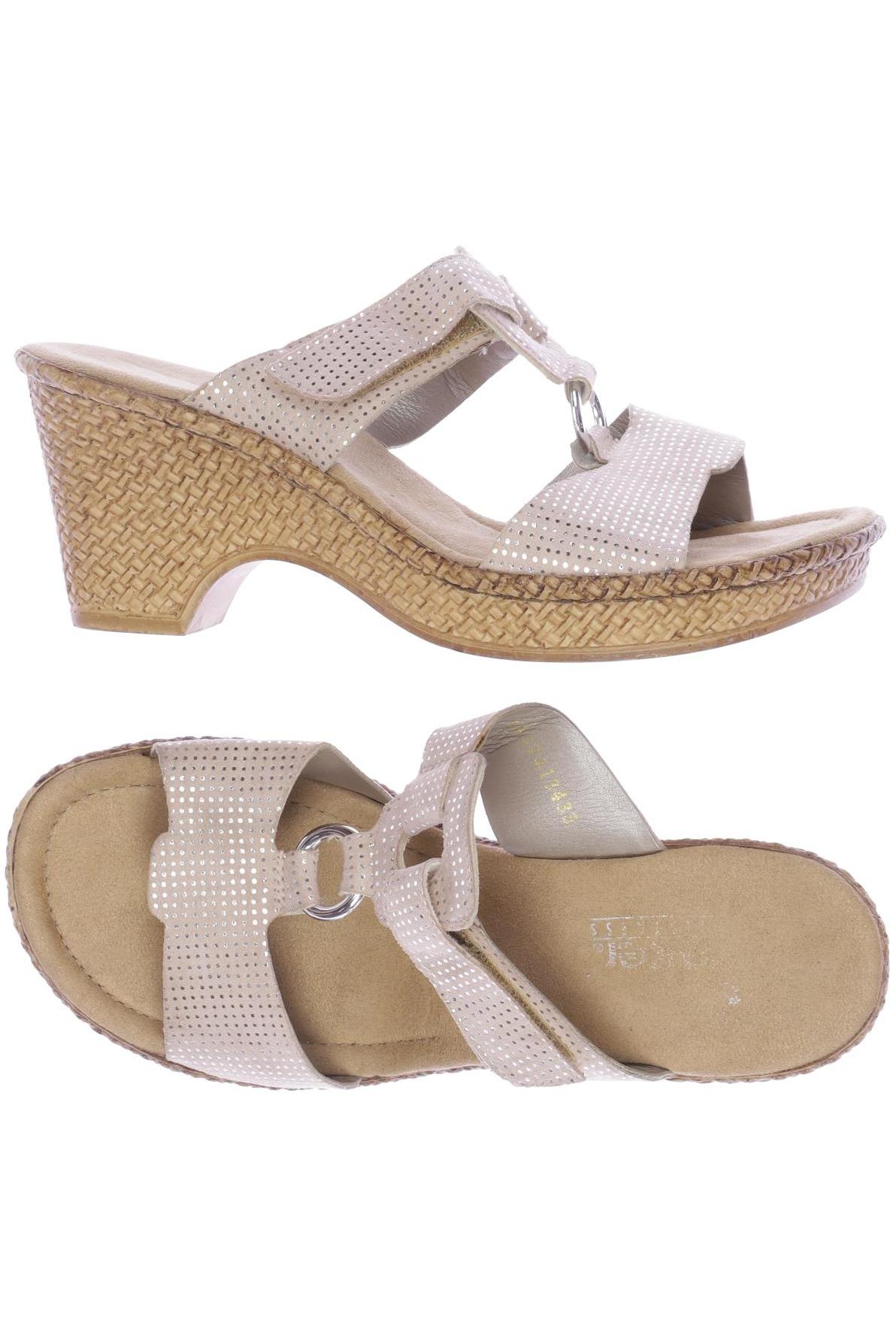 

Rieker Damen Sandale, beige, Gr. 38