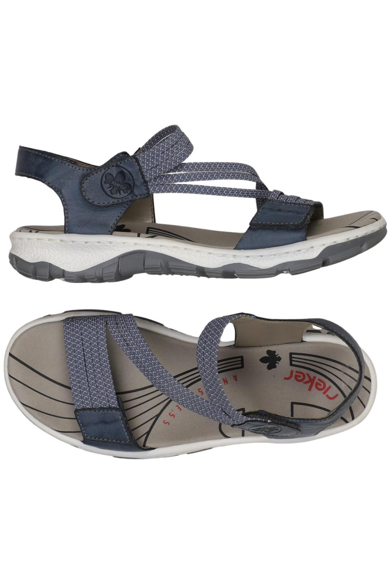 

Rieker Damen Sandale, marineblau, Gr. 38