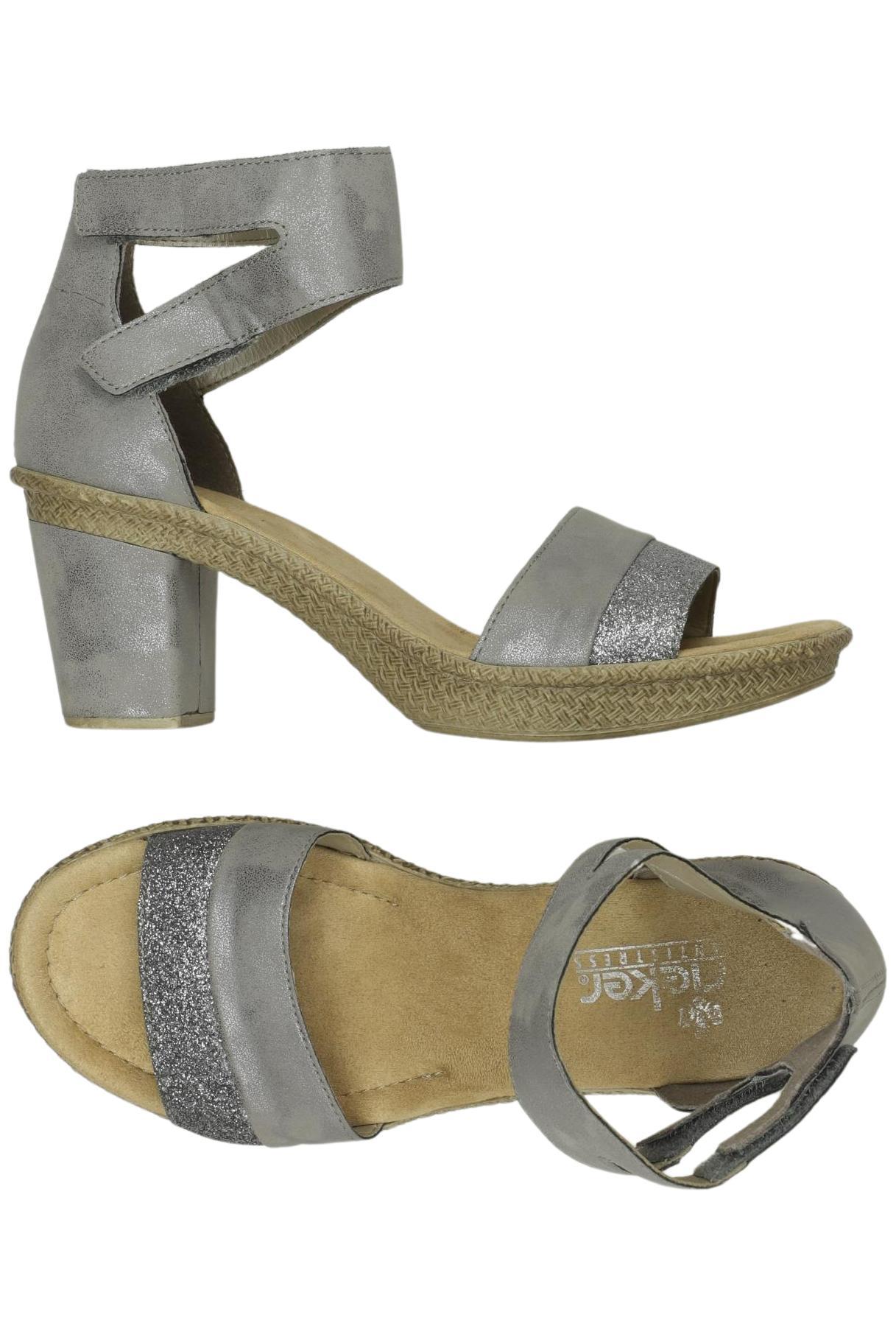 

Rieker Damen Sandale, grau, Gr. 37