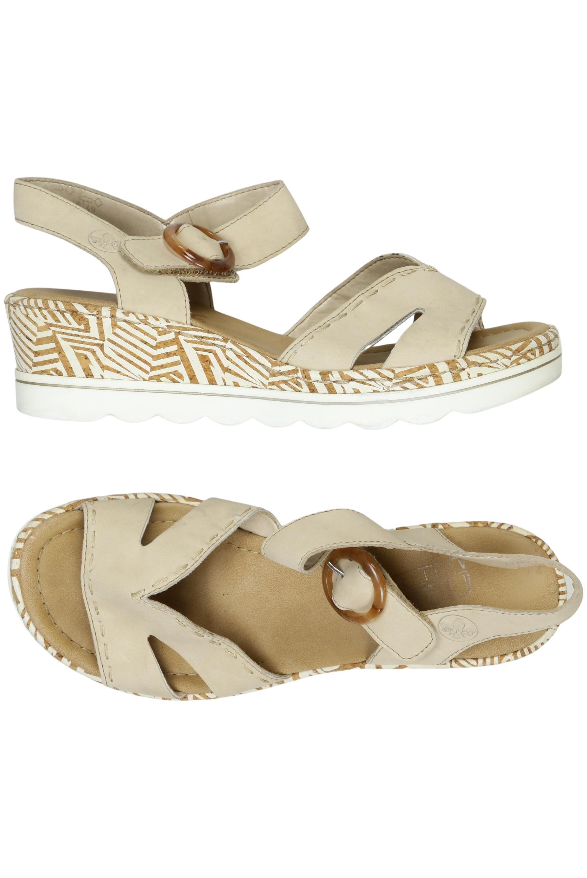 

Rieker Damen Sandale, beige, Gr. 38
