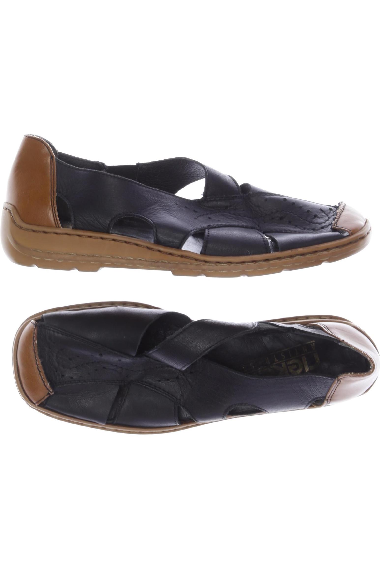

Rieker Damen Sandale, schwarz, Gr. 36