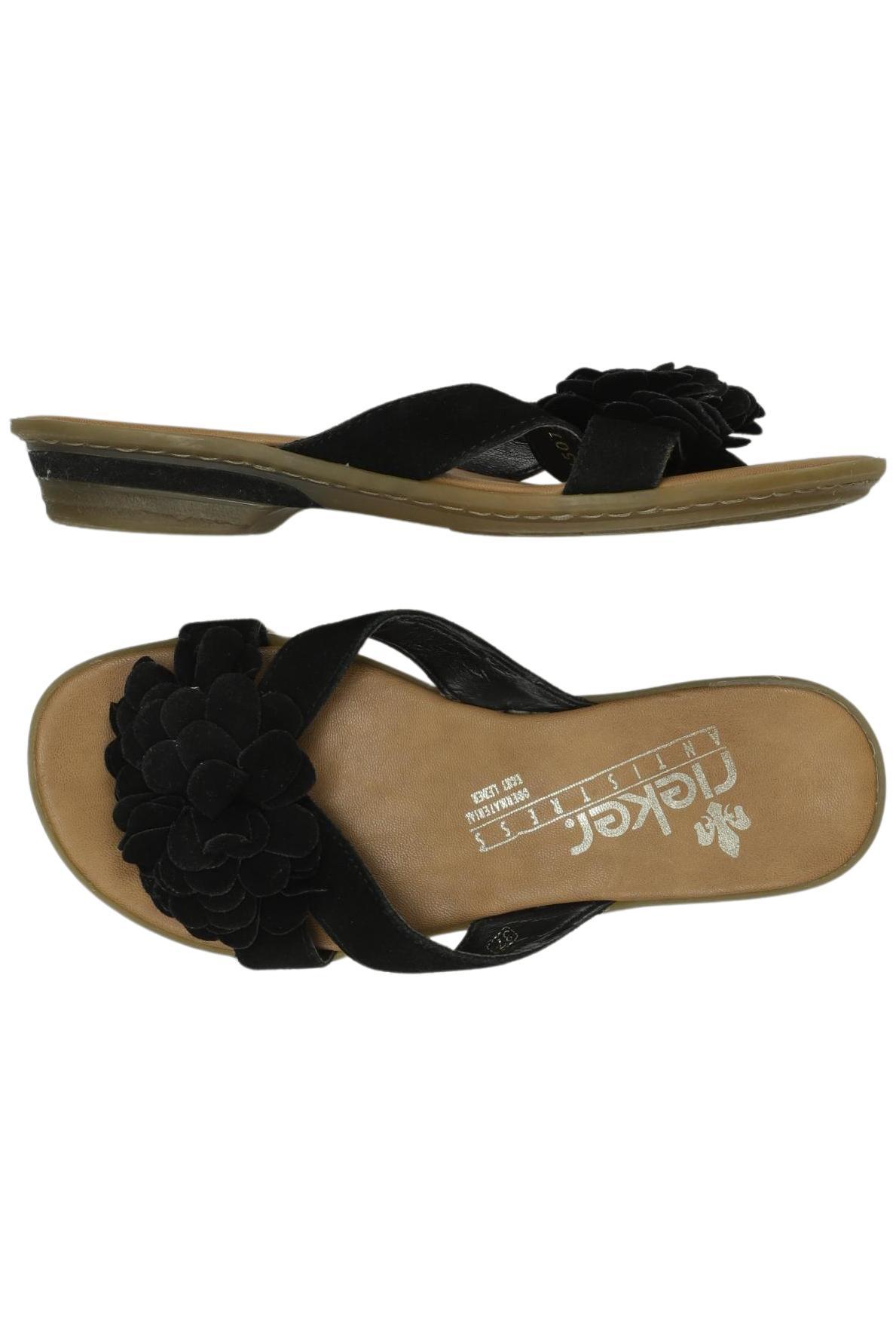 

Rieker Damen Sandale, schwarz, Gr. 37