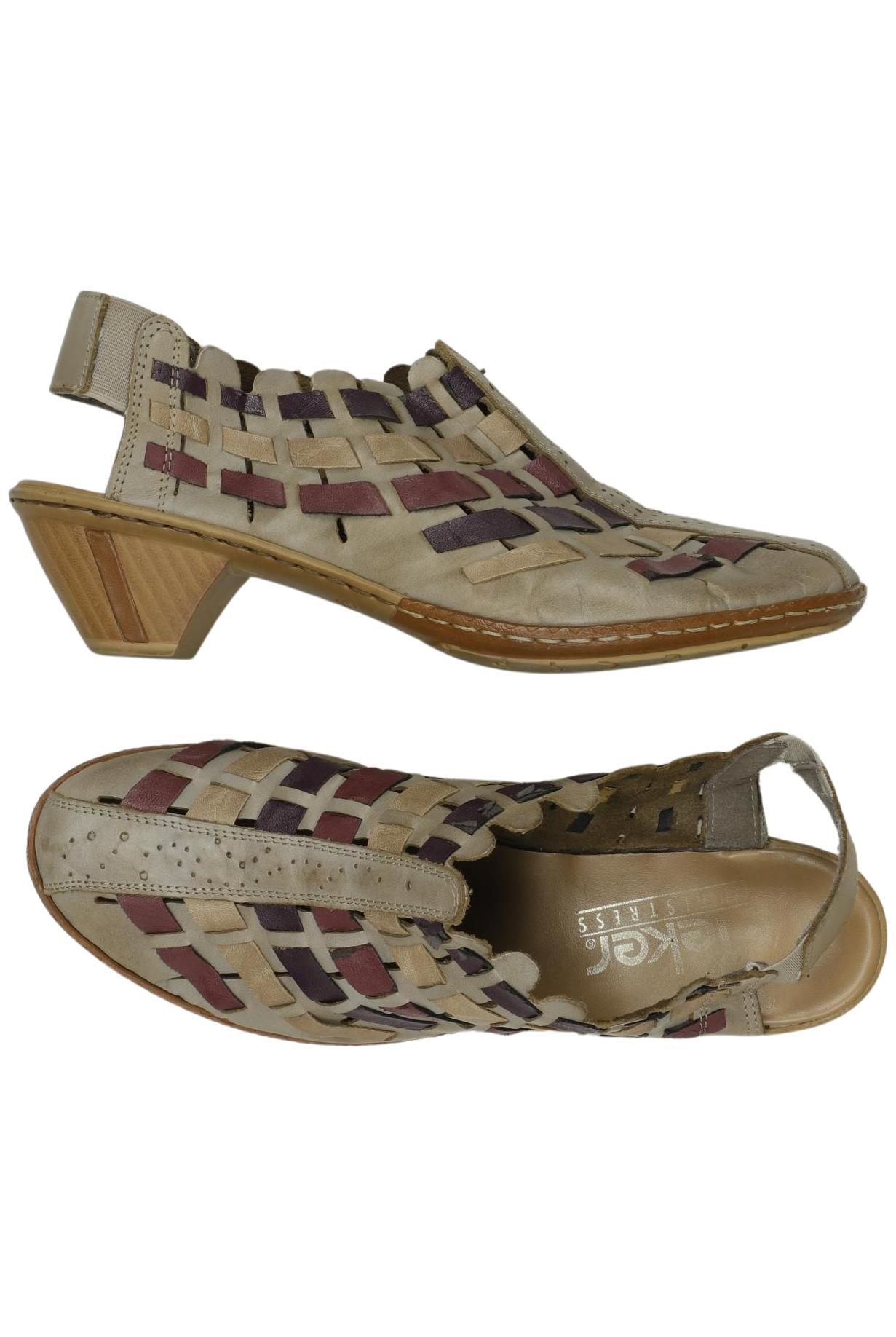 

Rieker Damen Sandale, beige, Gr. 38