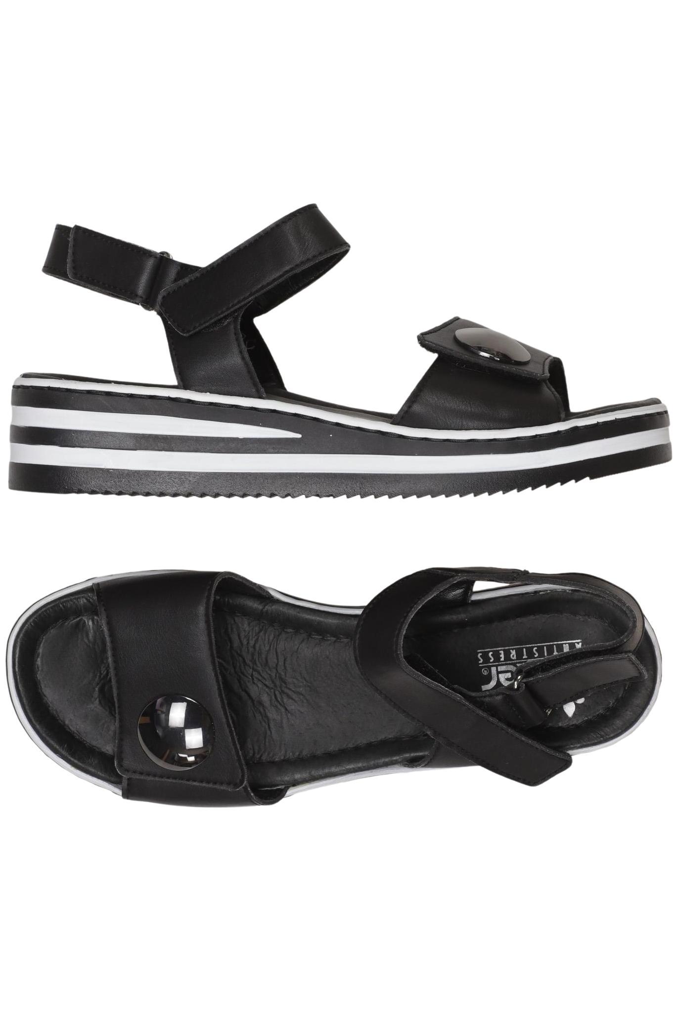 

Rieker Damen Sandale, schwarz, Gr. 38