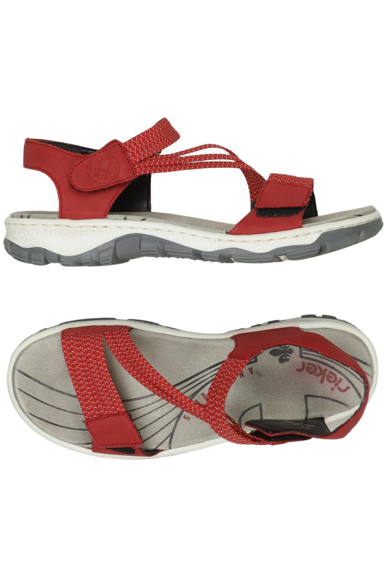 

Rieker Damen Sandale, rot, Gr. 39
