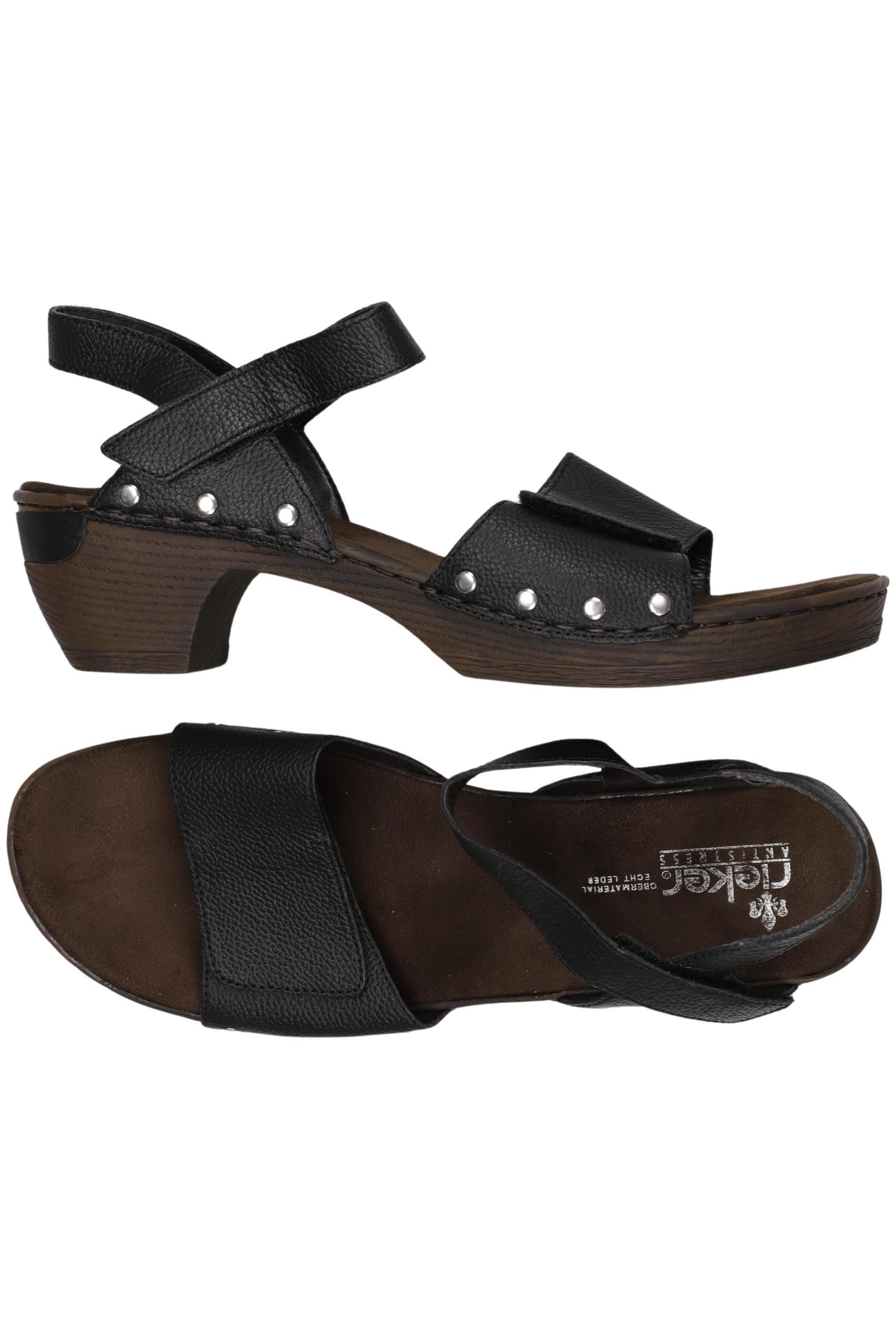 

Rieker Damen Sandale, schwarz, Gr. 42
