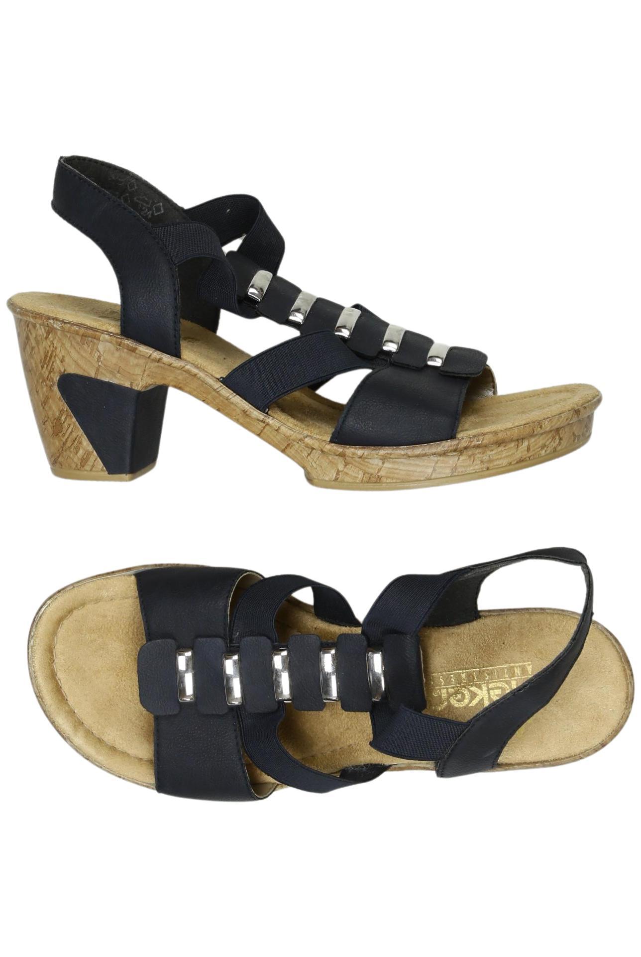

Rieker Damen Sandale, marineblau, Gr. 37