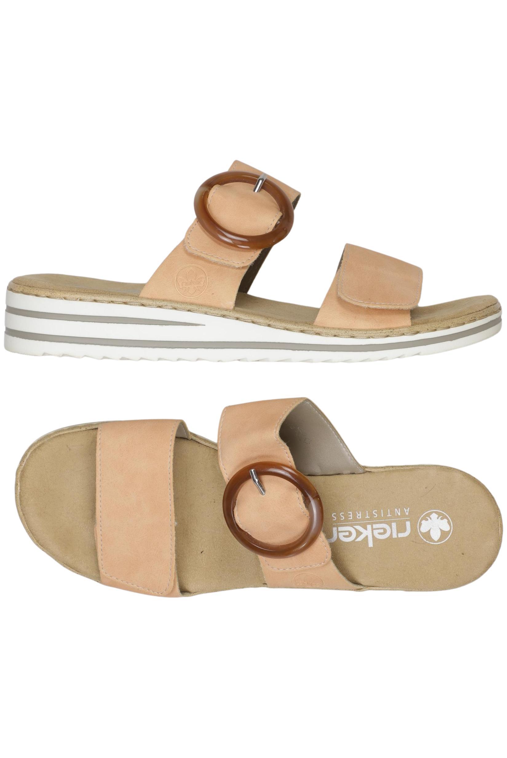 

Rieker Damen Sandale, beige, Gr. 41