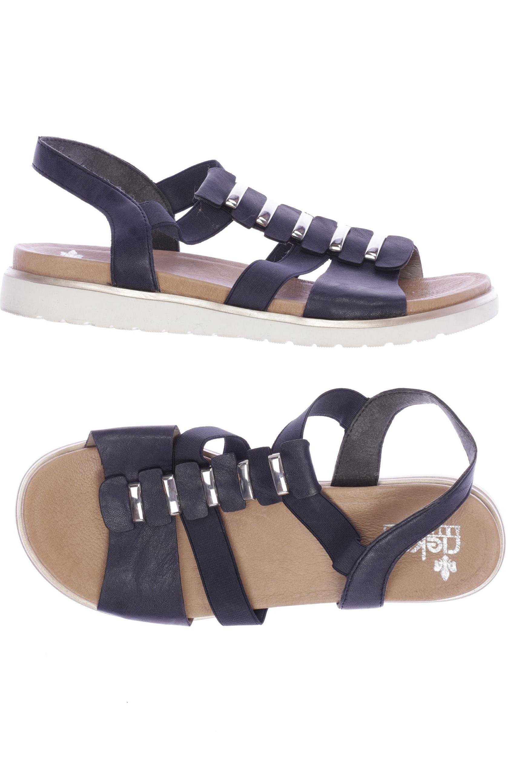 

Rieker Damen Sandale, marineblau, Gr. 39