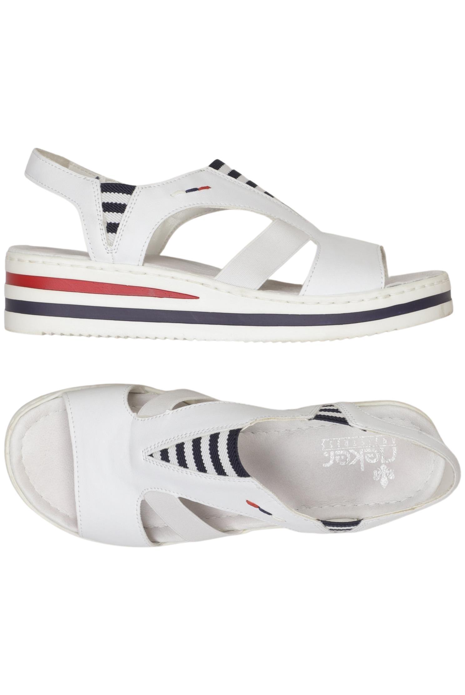 

Rieker Damen Sandale, weiß, Gr. 36