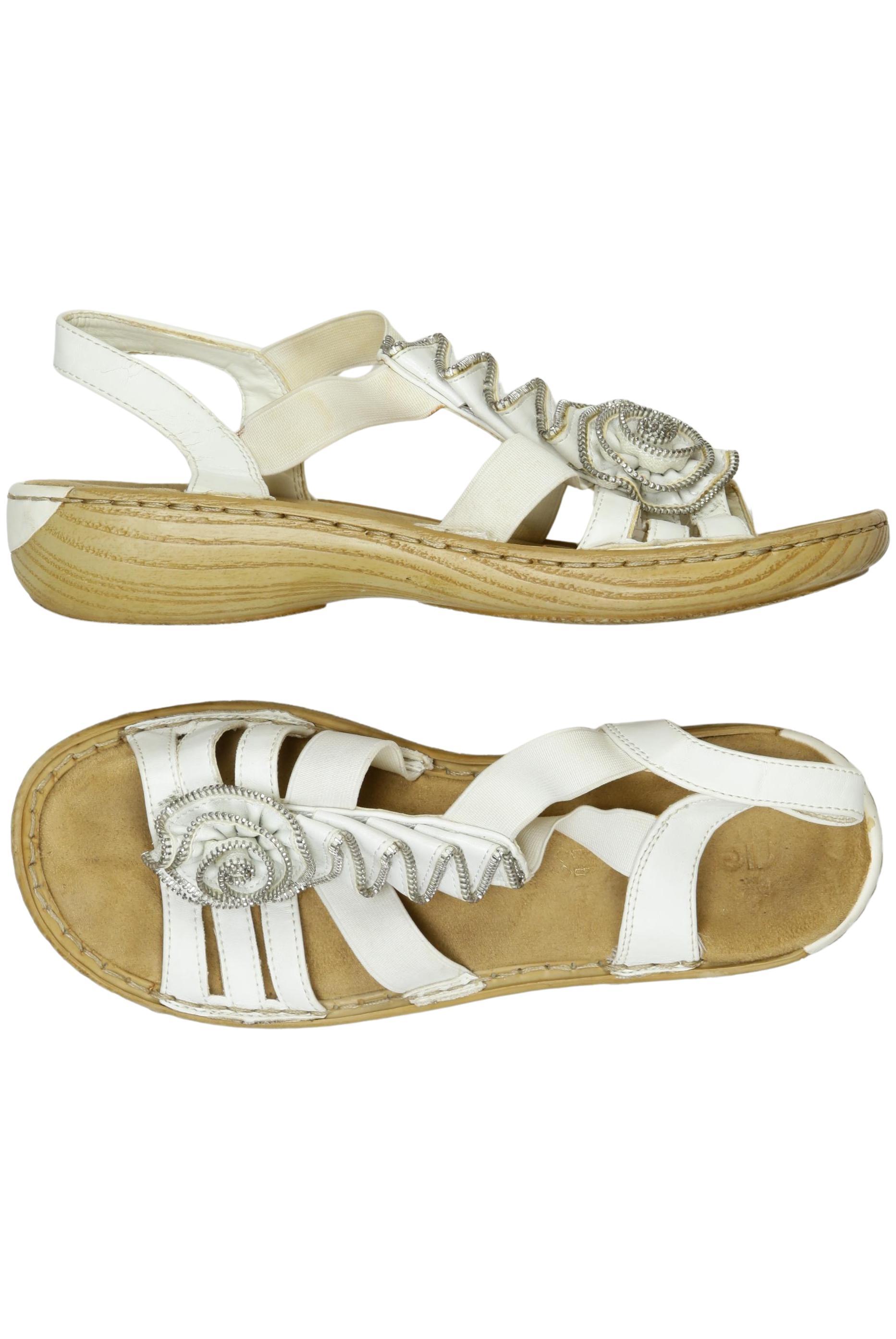 

Rieker Damen Sandale, weiß, Gr. 38