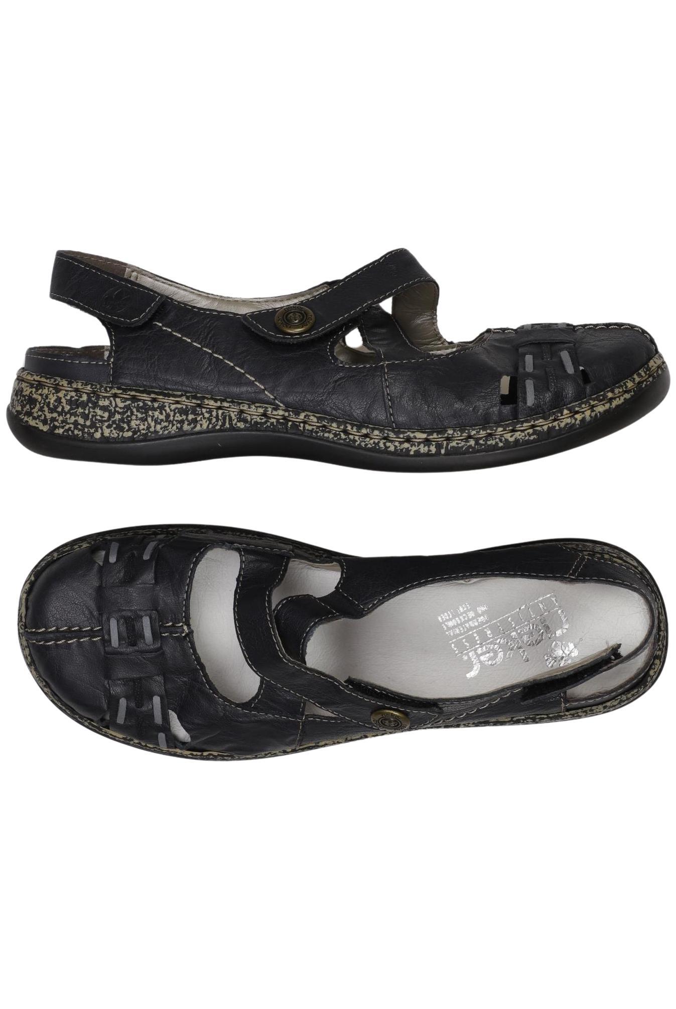 

Rieker Damen Sandale, schwarz, Gr. 41