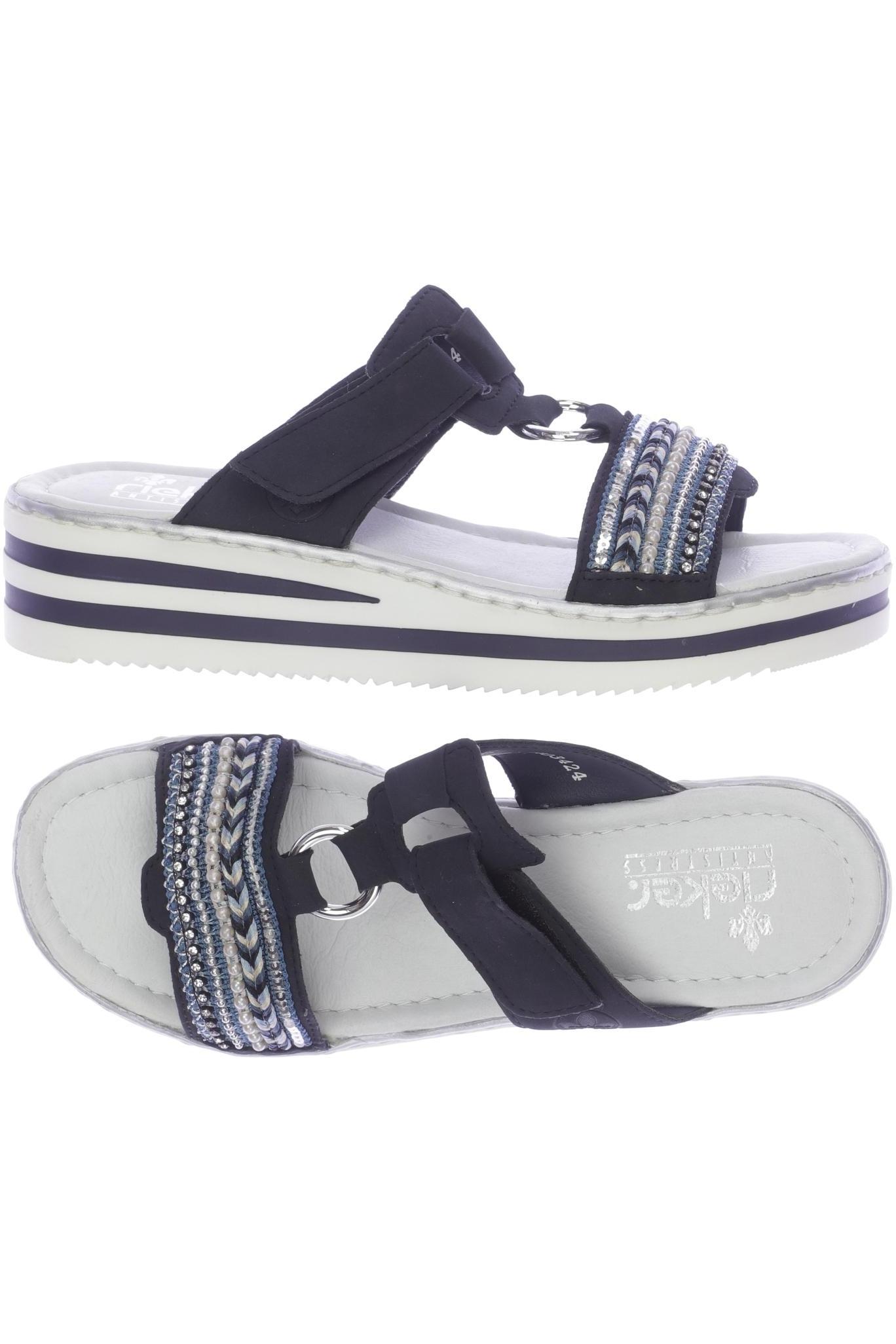 

Rieker Damen Sandale, marineblau, Gr. 36