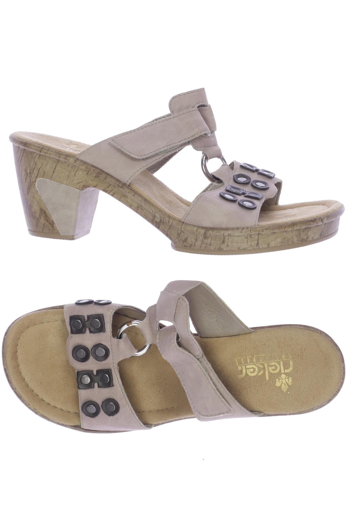 

Rieker Damen Sandale, beige, Gr. 39