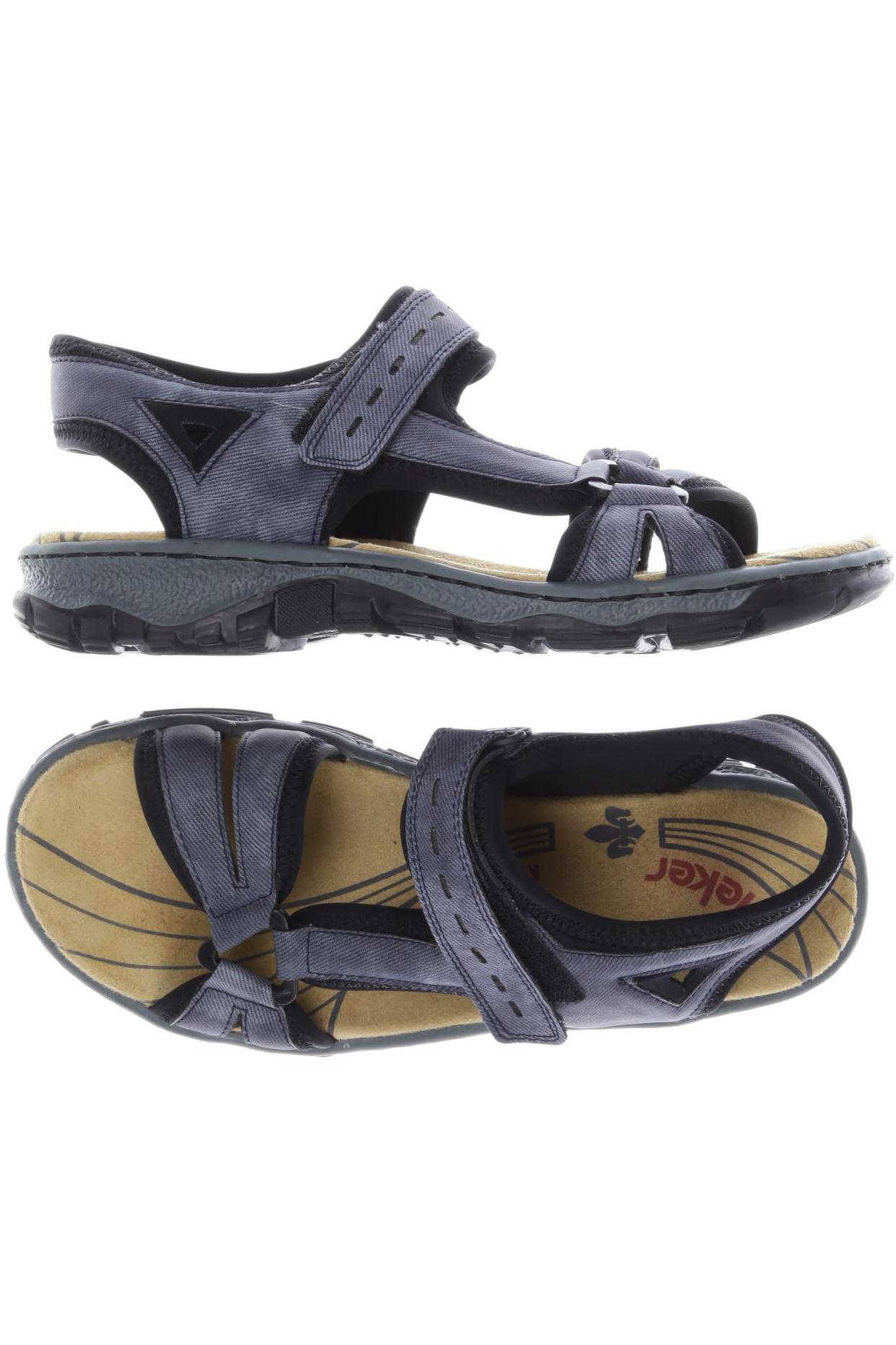 

Rieker Damen Sandale, marineblau, Gr. 38