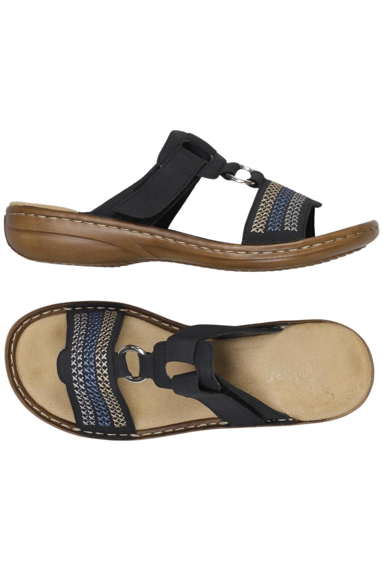 

Rieker Damen Sandale, marineblau, Gr. 38