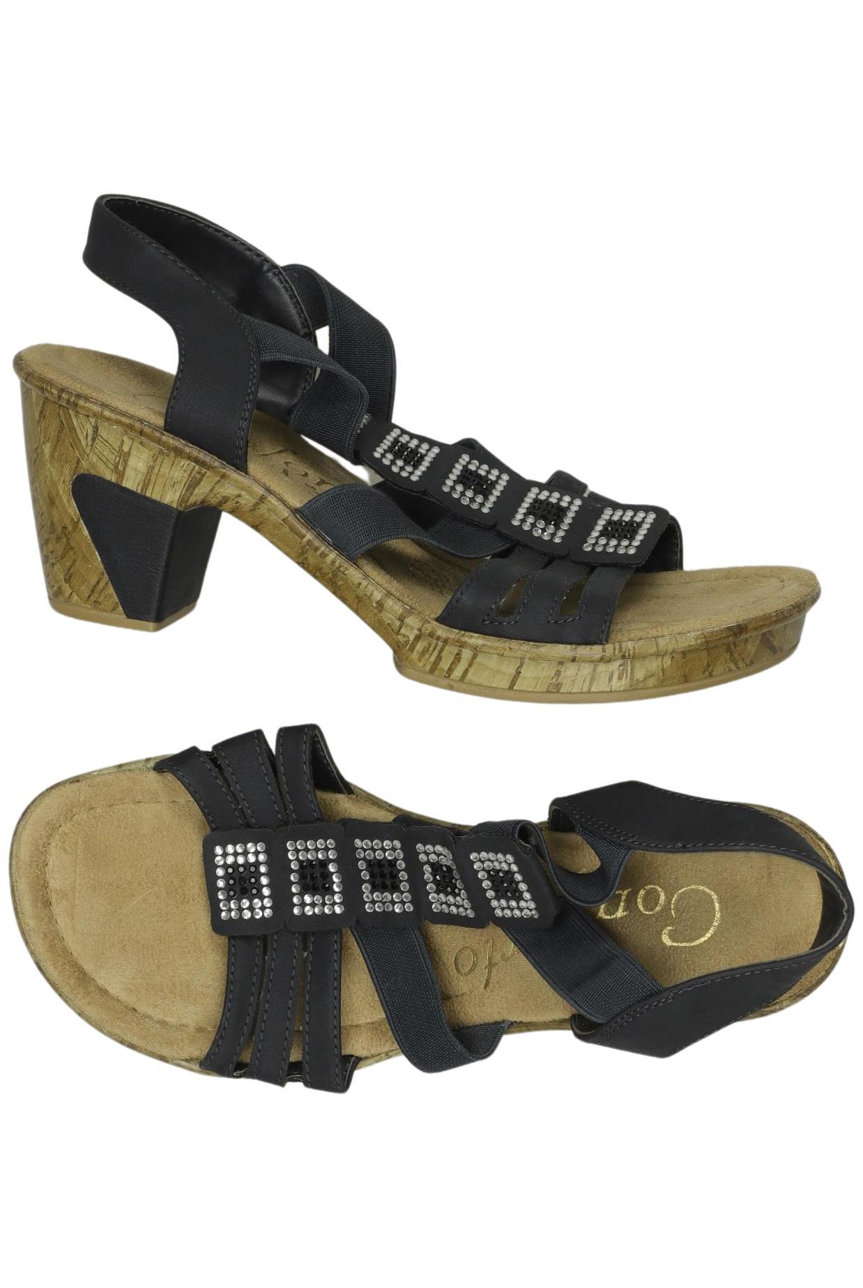 

Rieker Damen Sandale, schwarz, Gr. 37