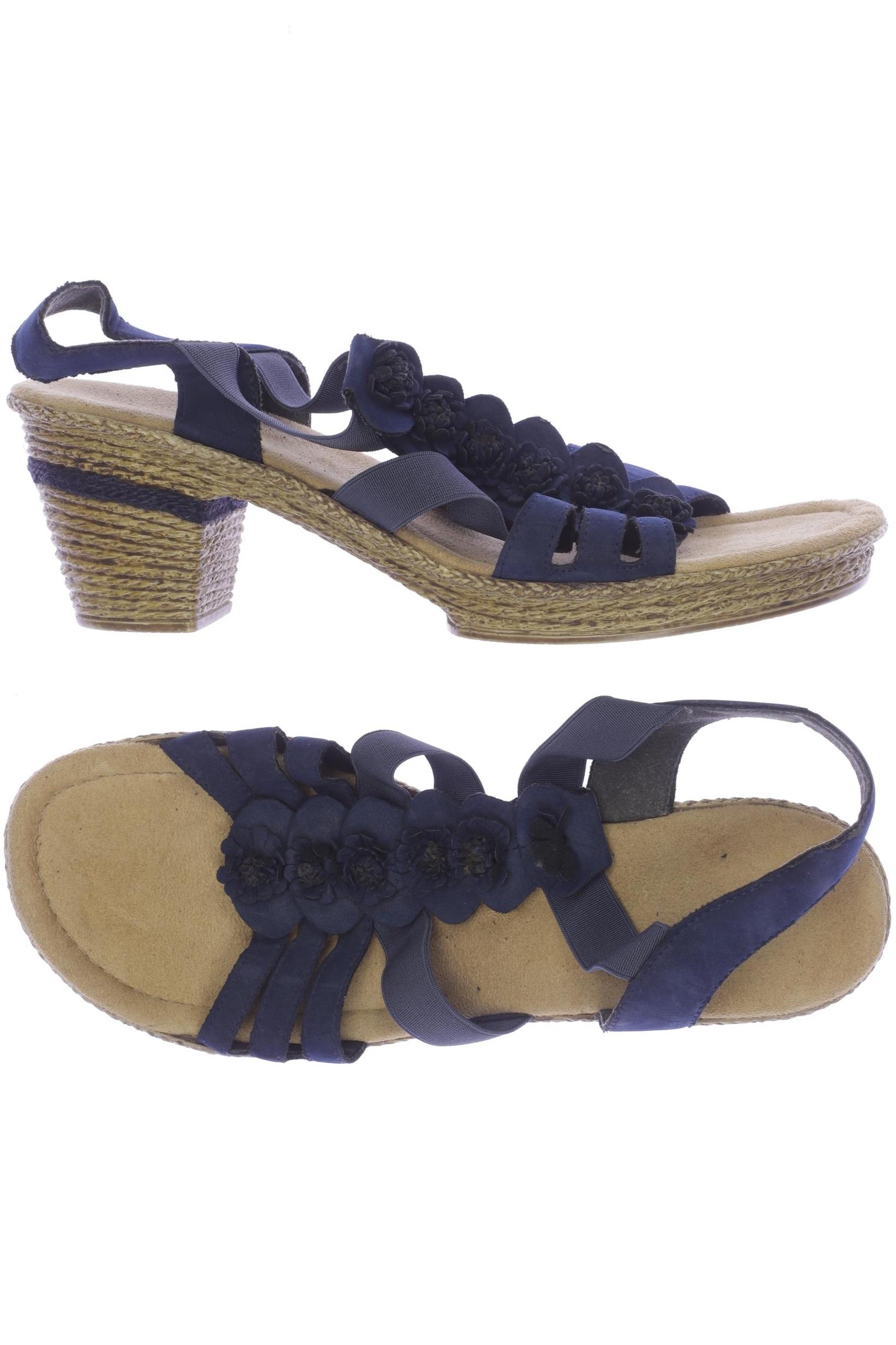 

Rieker Damen Sandale, marineblau, Gr. 42