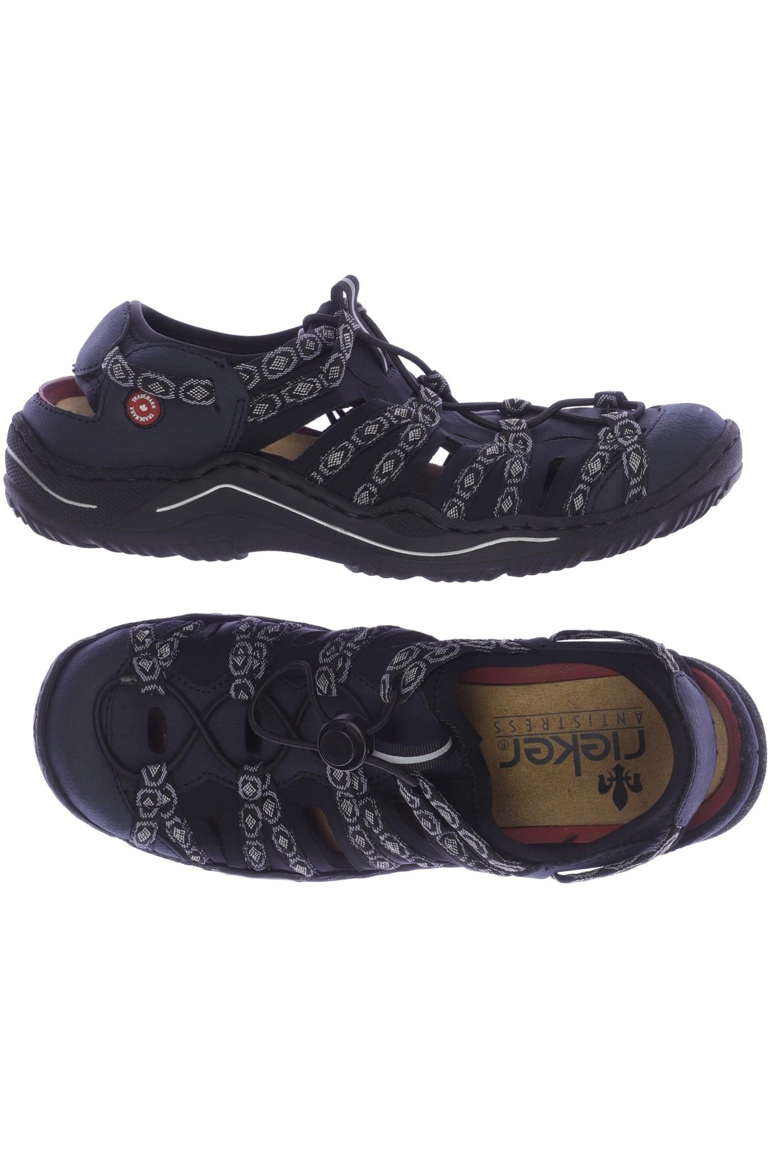 

Rieker Damen Sandale, schwarz, Gr. 39