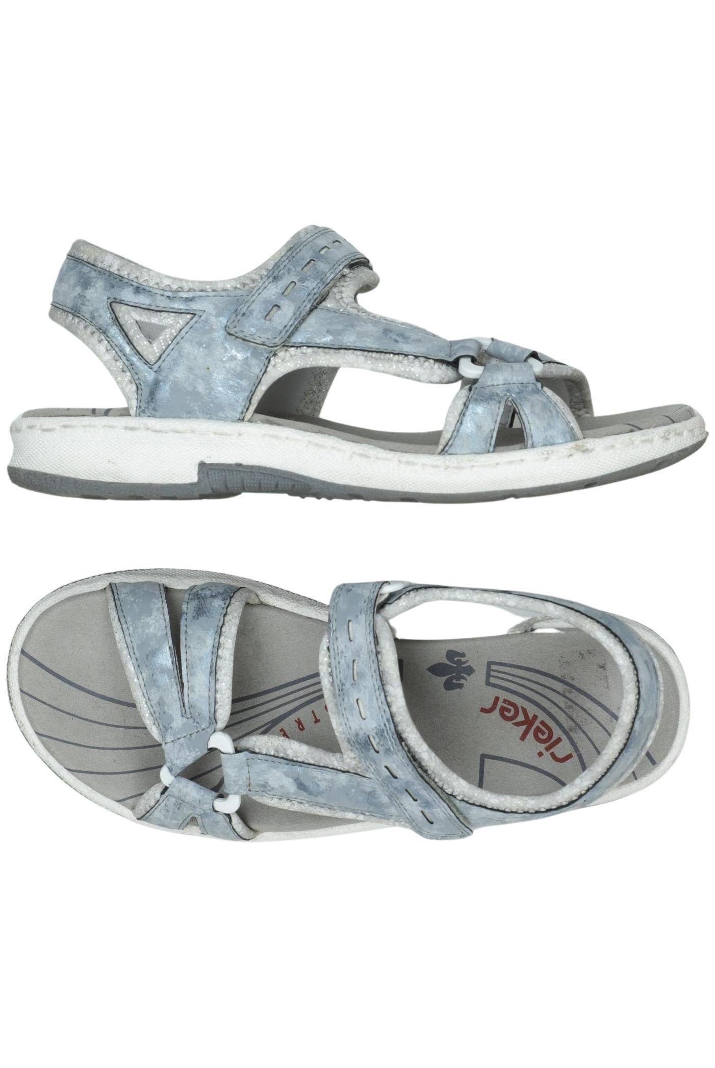 

Rieker Damen Sandale, blau, Gr. 38