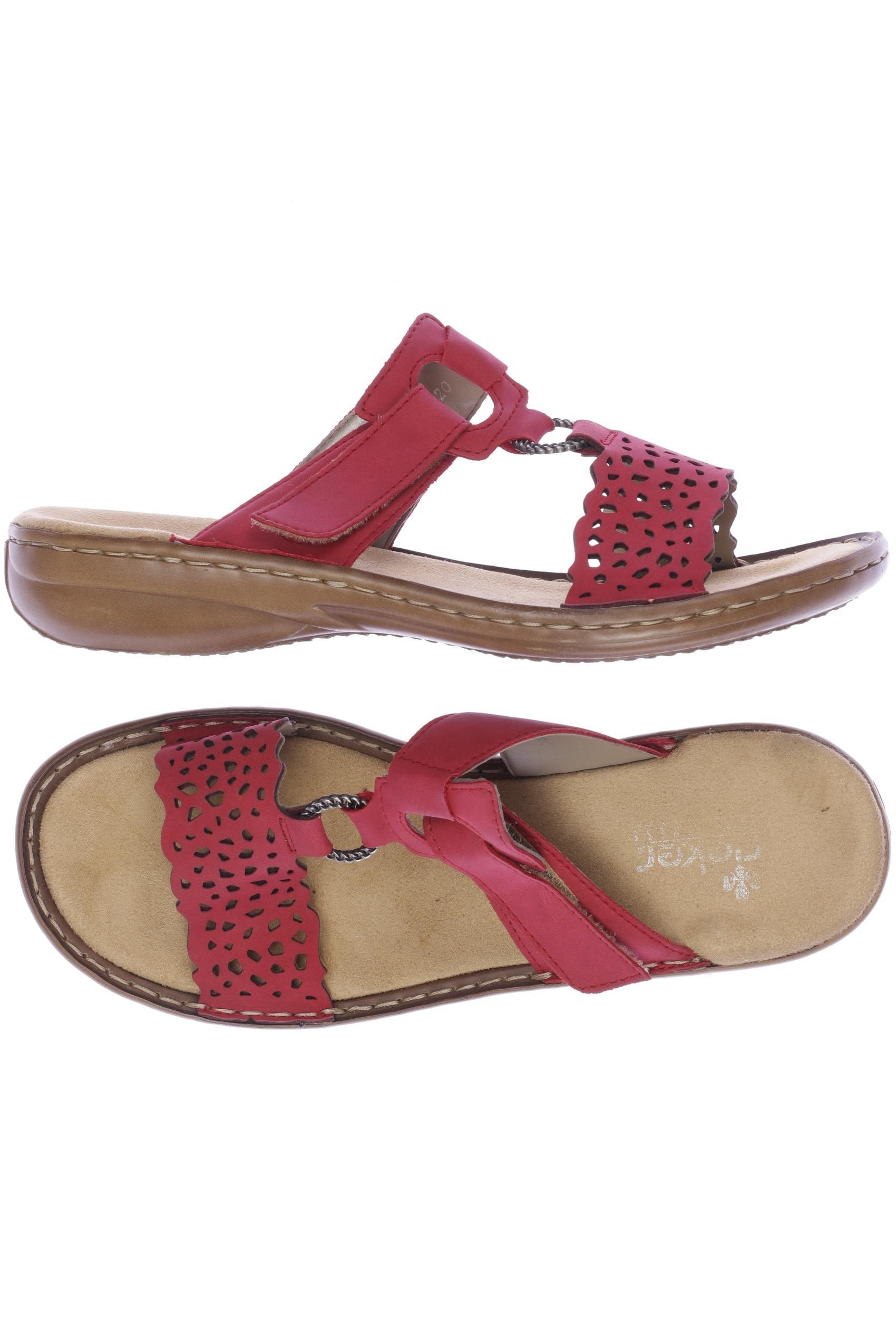 

Rieker Damen Sandale, rot, Gr. 40