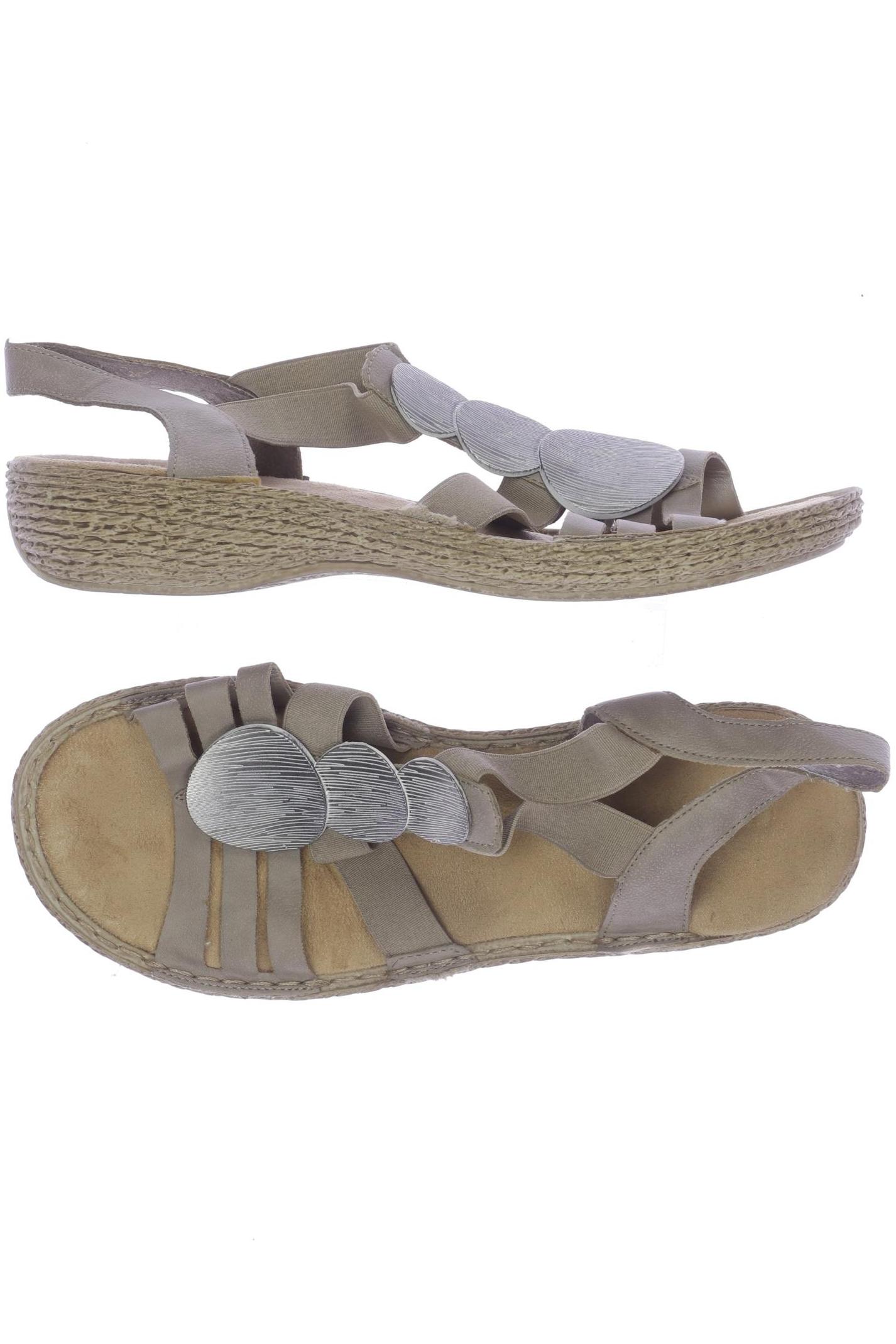 

Rieker Damen Sandale, beige, Gr. 38