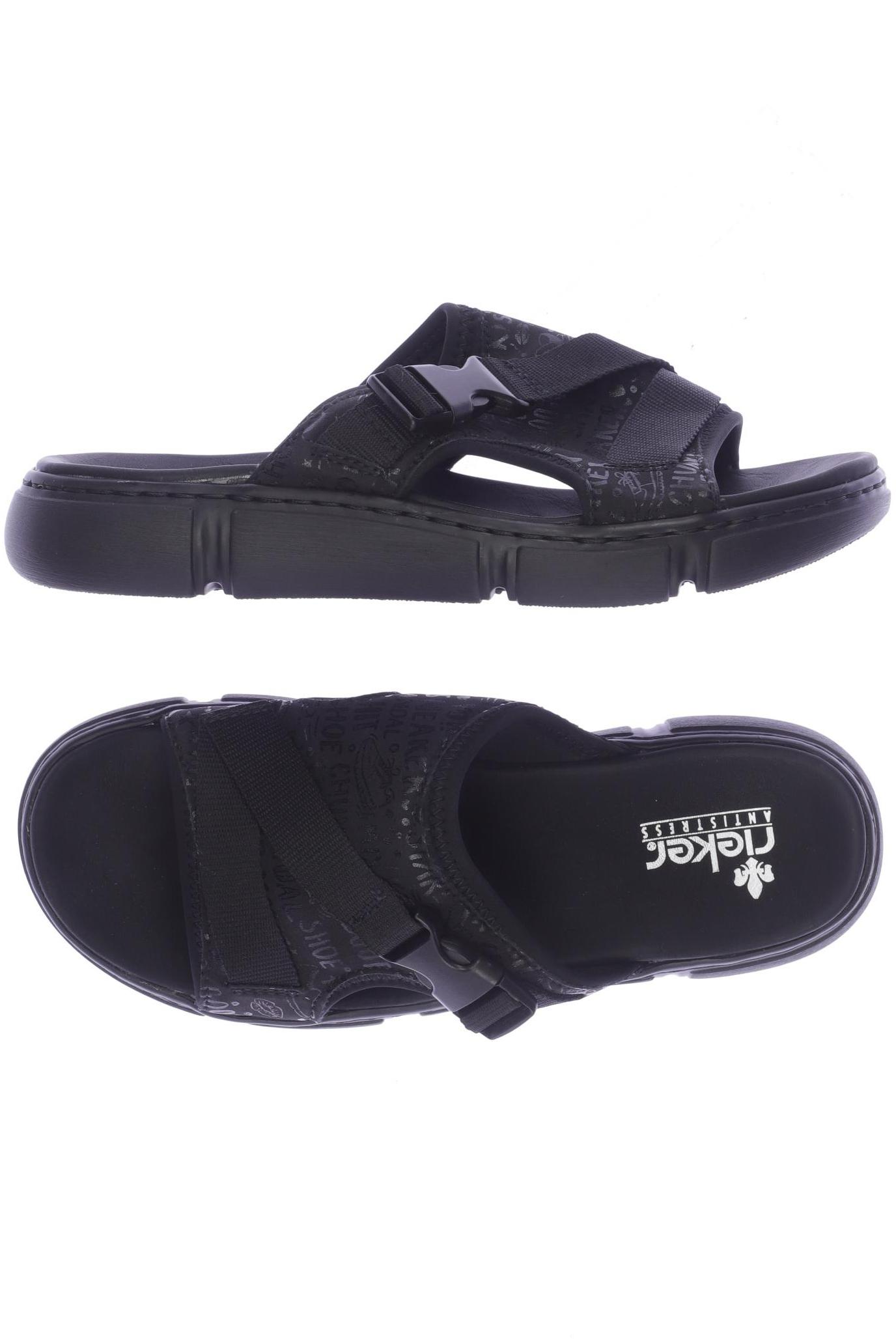 

Rieker Damen Sandale, schwarz, Gr. 39