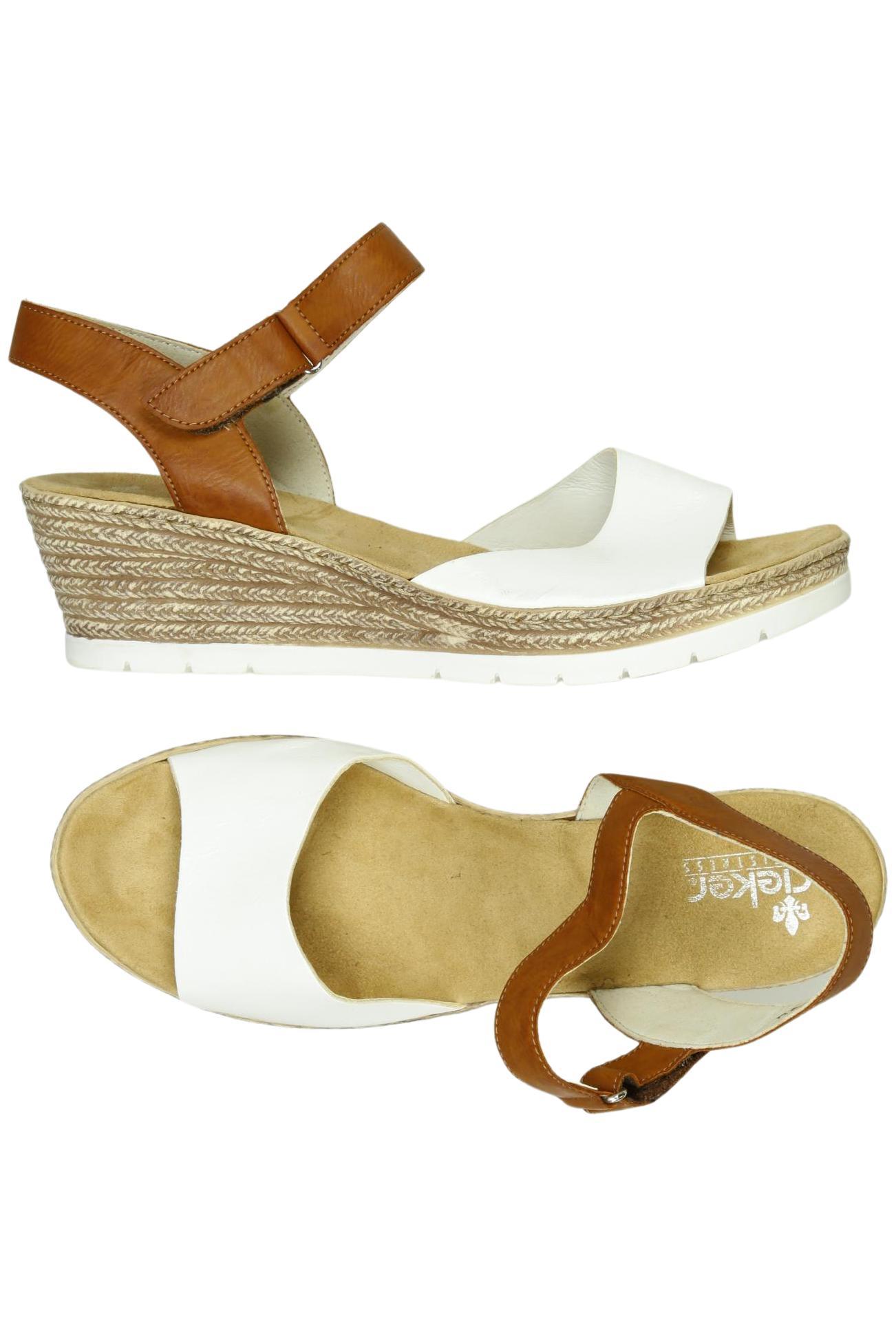 

Rieker Damen Sandale, weiß, Gr. 42