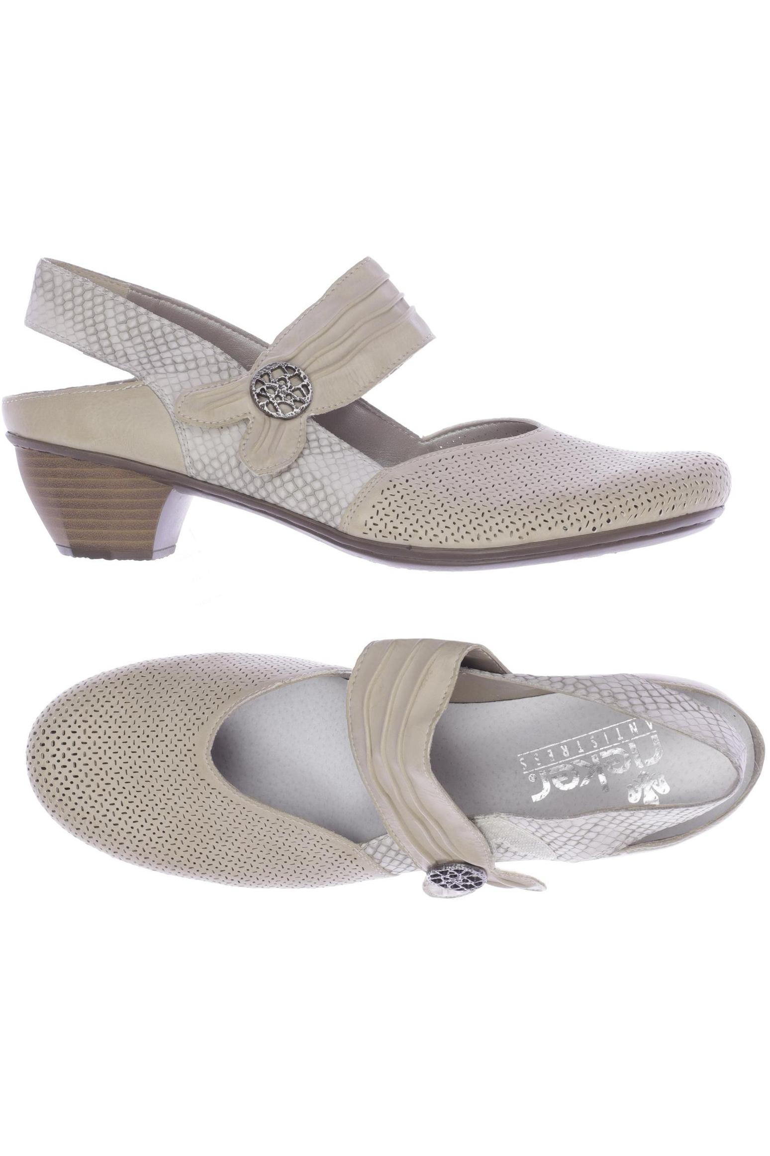 

Rieker Damen Sandale, beige, Gr. 41