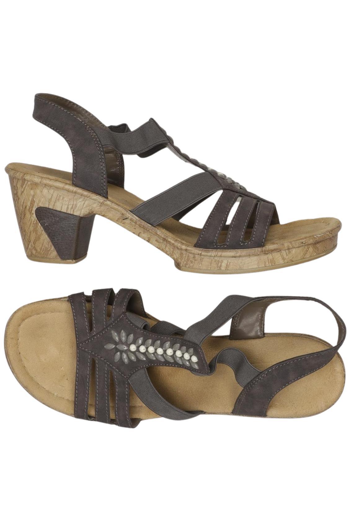 

Rieker Damen Sandale, grau, Gr. 42