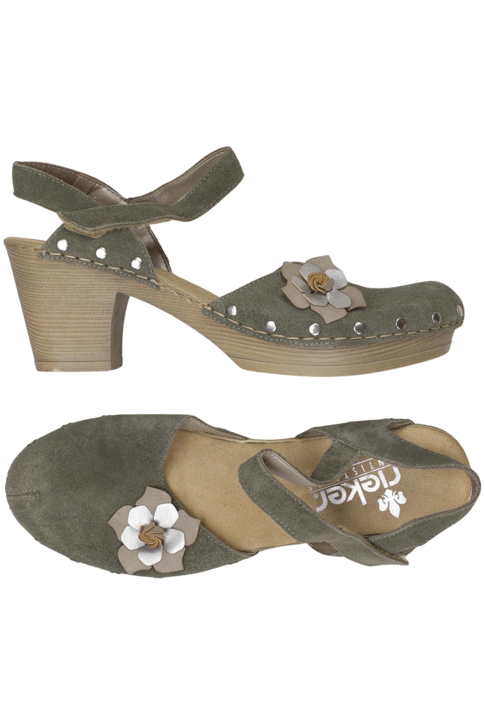 

Rieker Damen Sandale, grün, Gr. 41