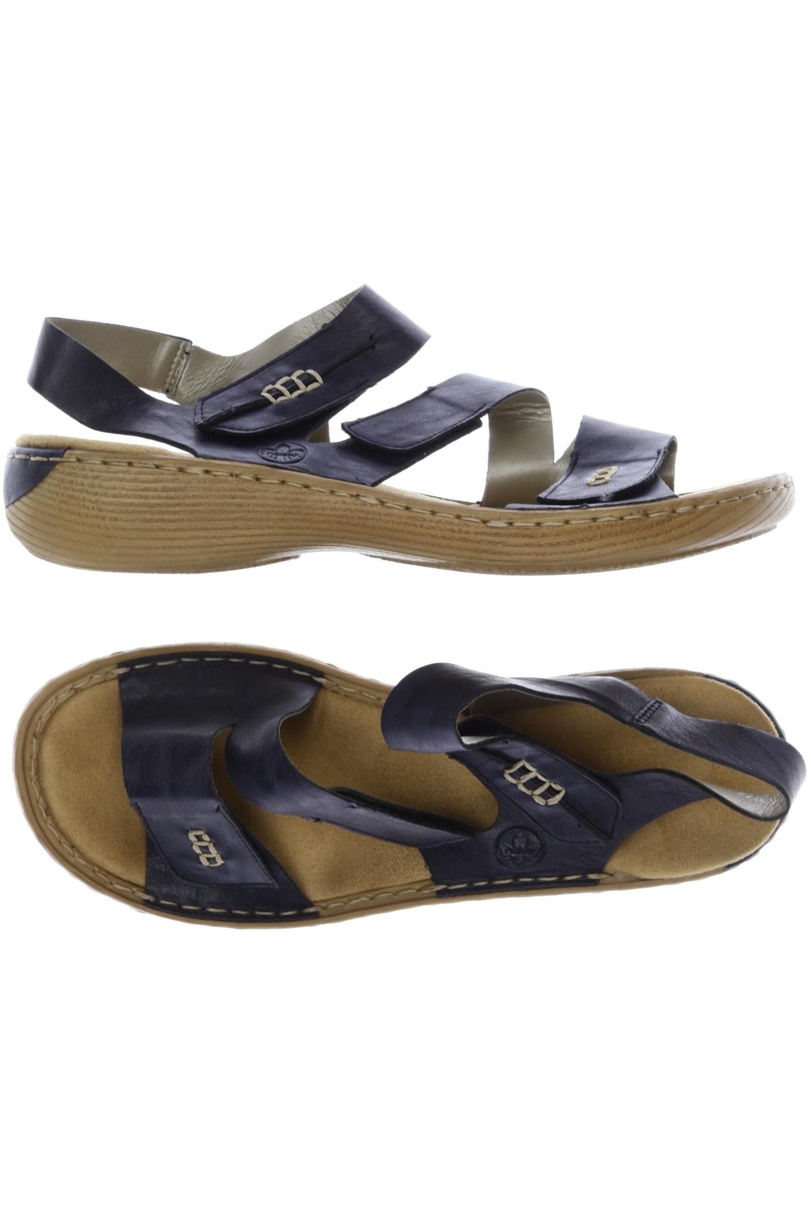 

Rieker Damen Sandale, marineblau, Gr. 42