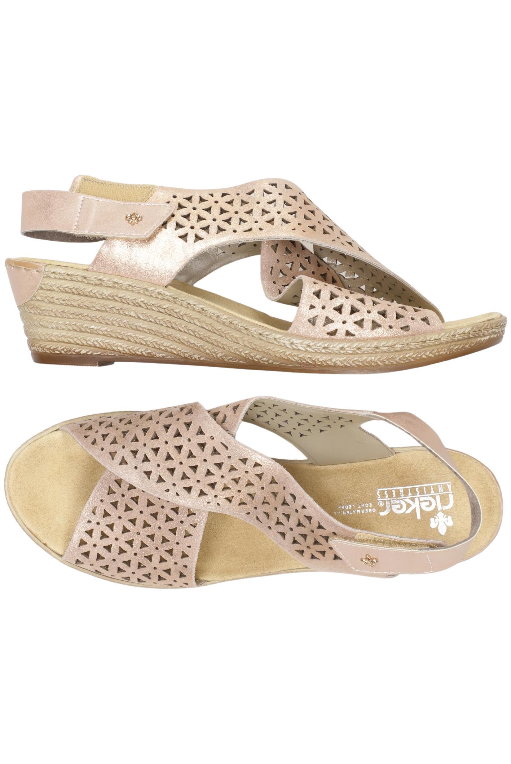 

Rieker Damen Sandale, beige, Gr. 42