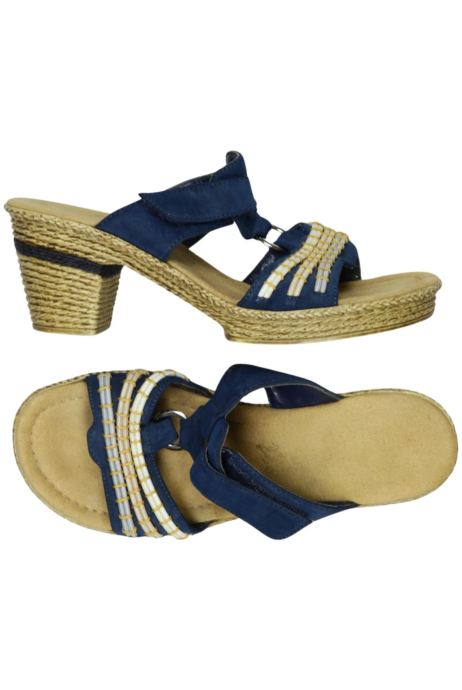 

Rieker Damen Sandale, marineblau, Gr. 39