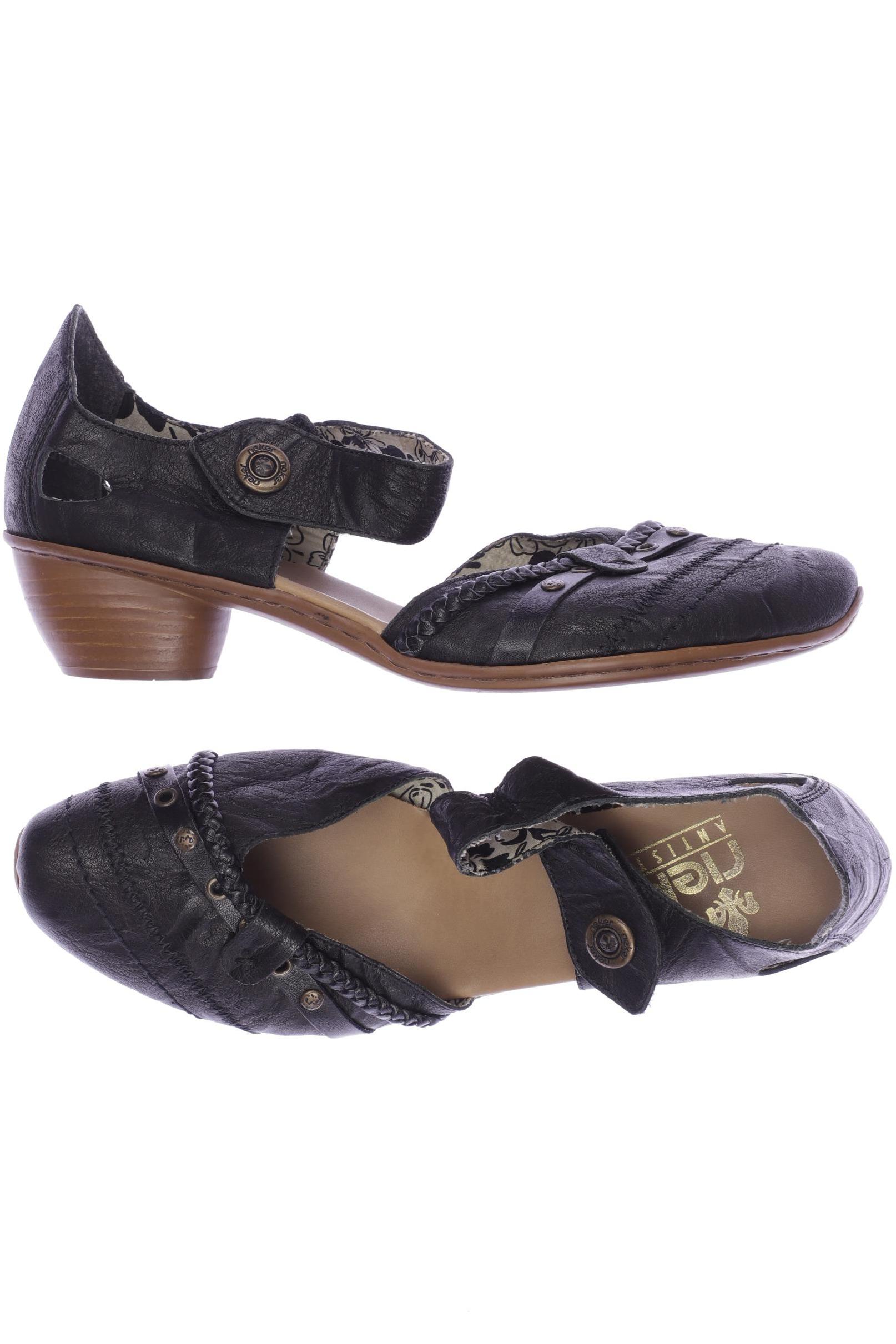 

Rieker Damen Sandale, schwarz, Gr. 39