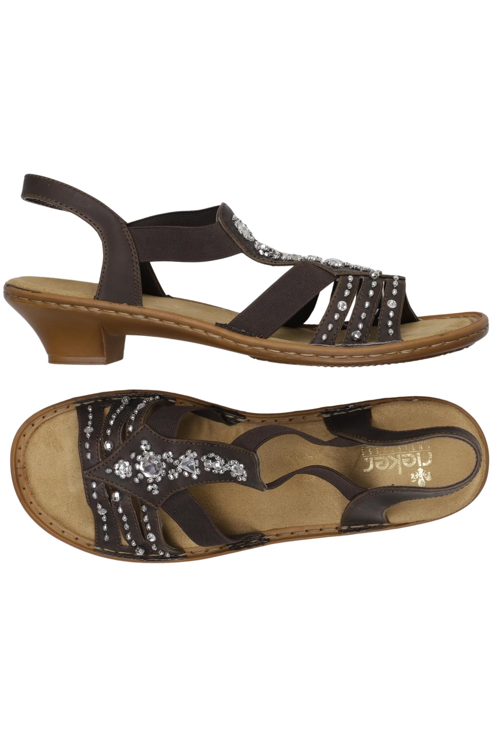 

Rieker Damen Sandale, braun, Gr. 41