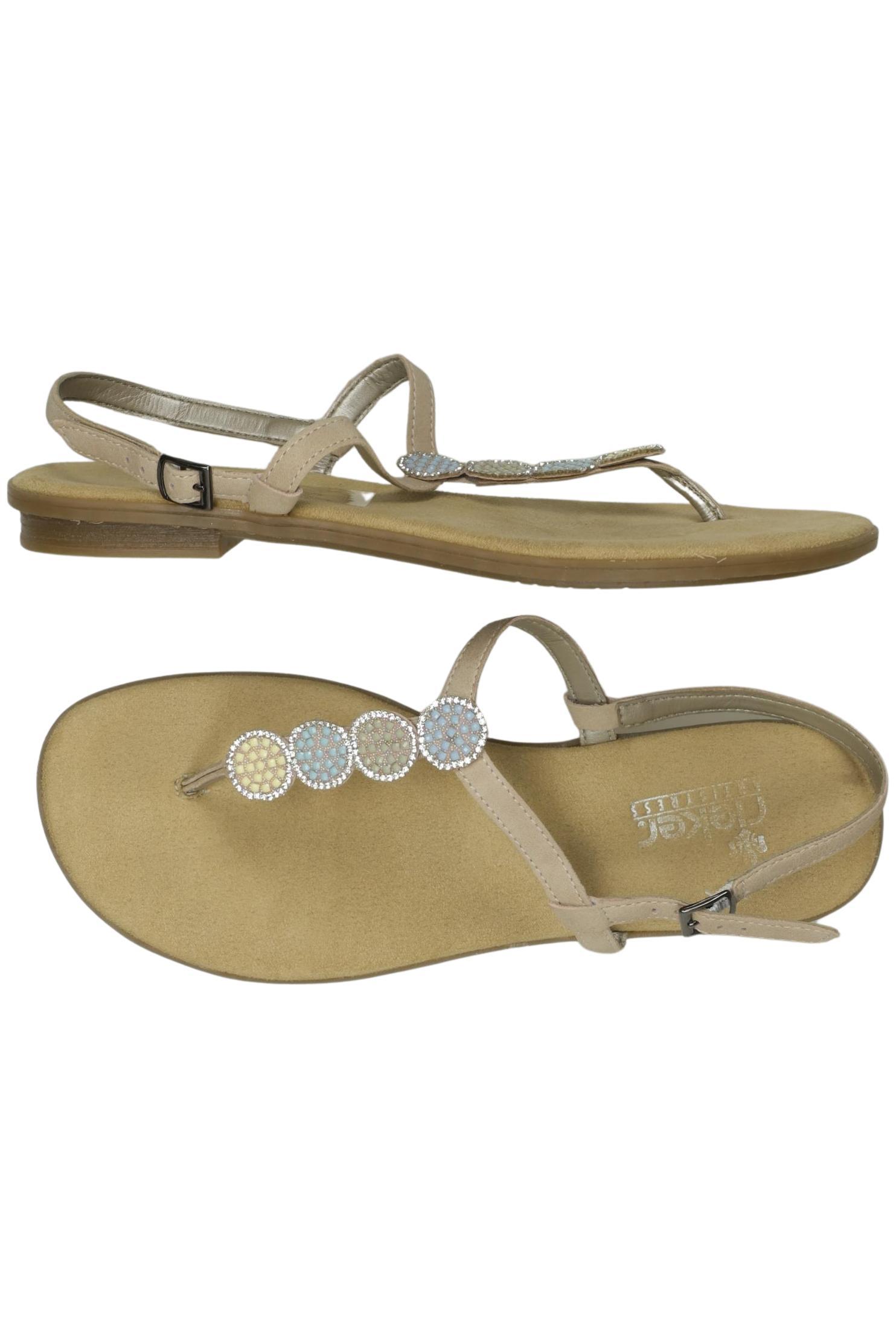 

Rieker Damen Sandale, beige, Gr. 39
