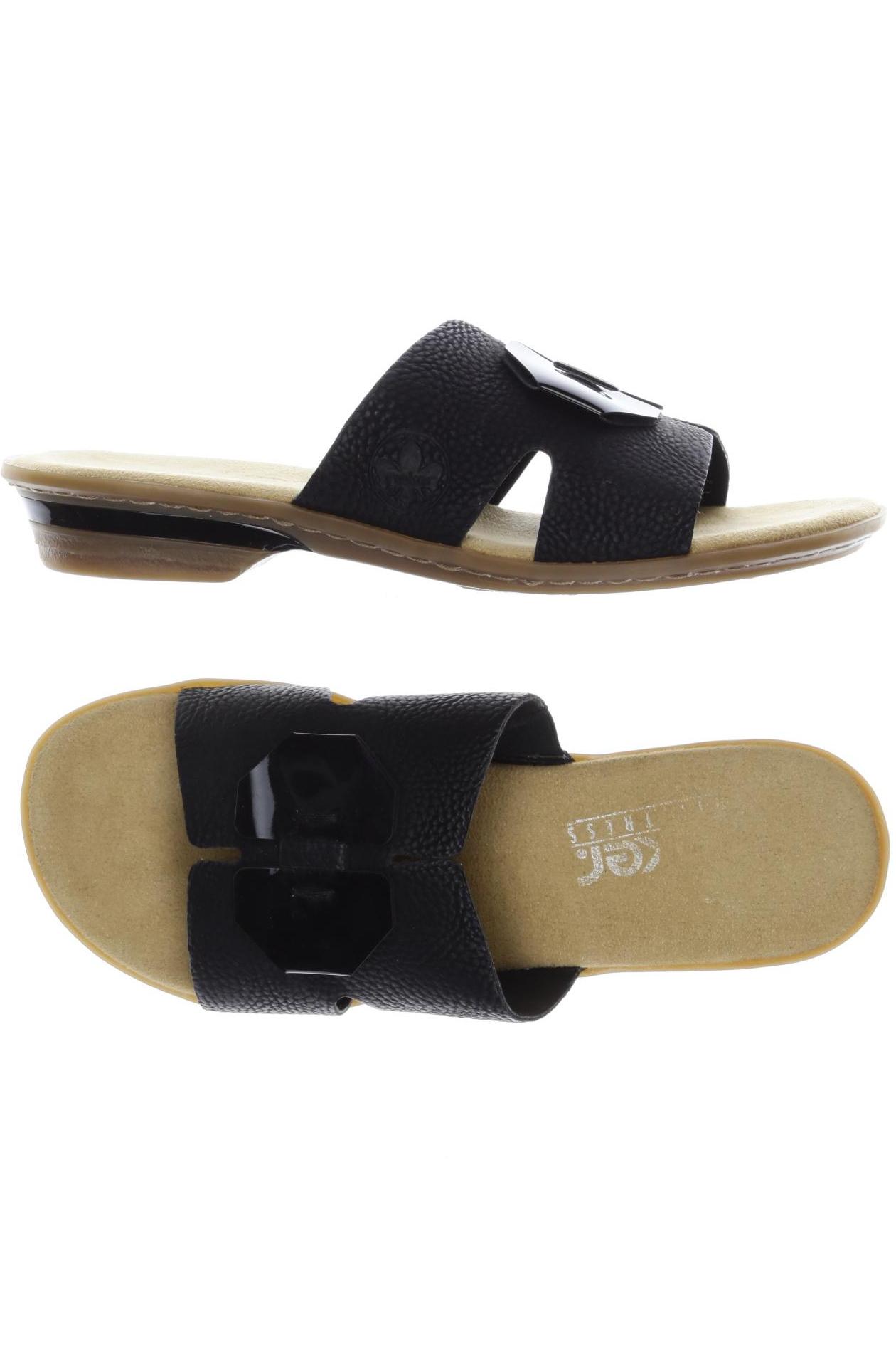 

Rieker Damen Sandale, schwarz, Gr. 38