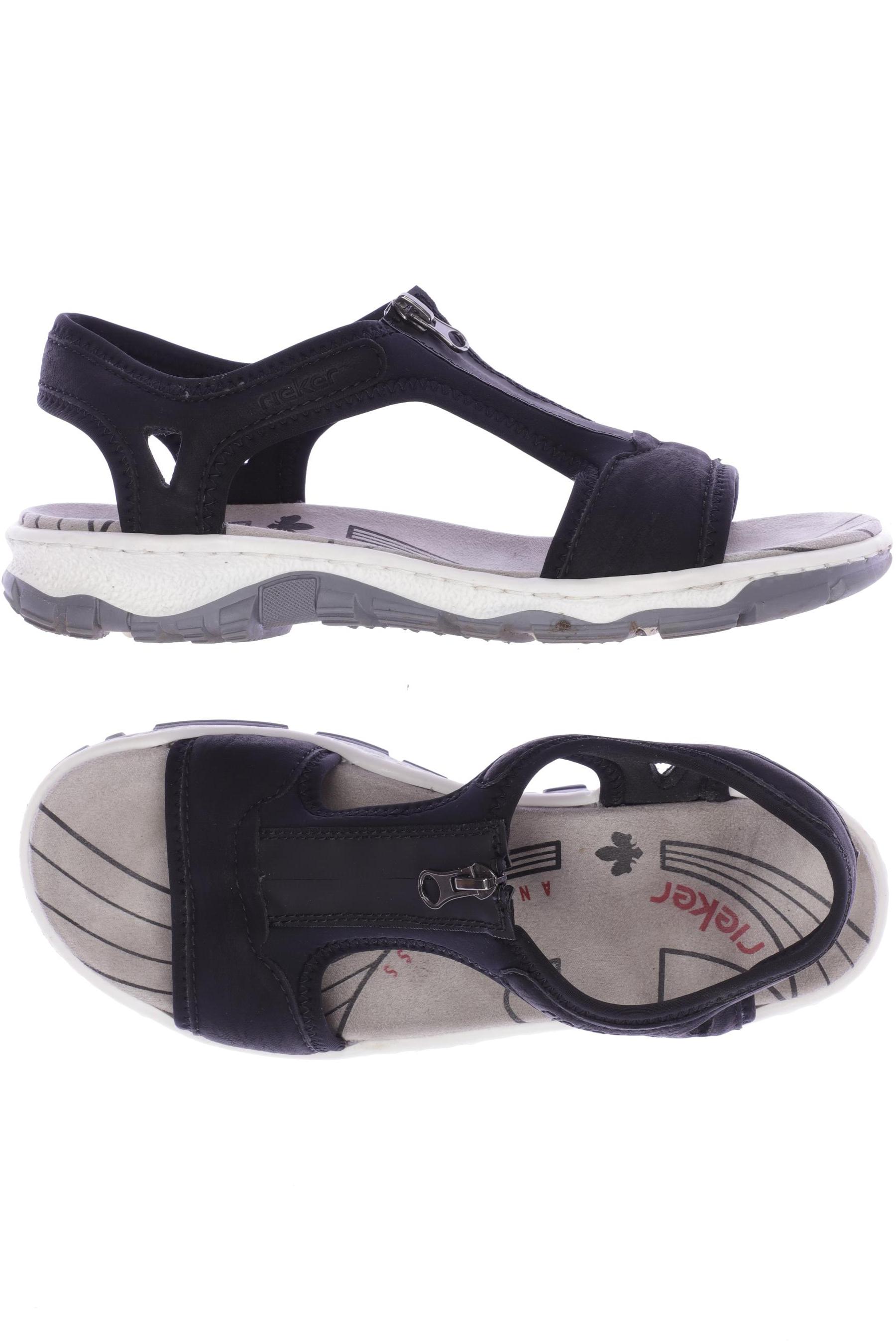 

Rieker Damen Sandale, schwarz, Gr. 41