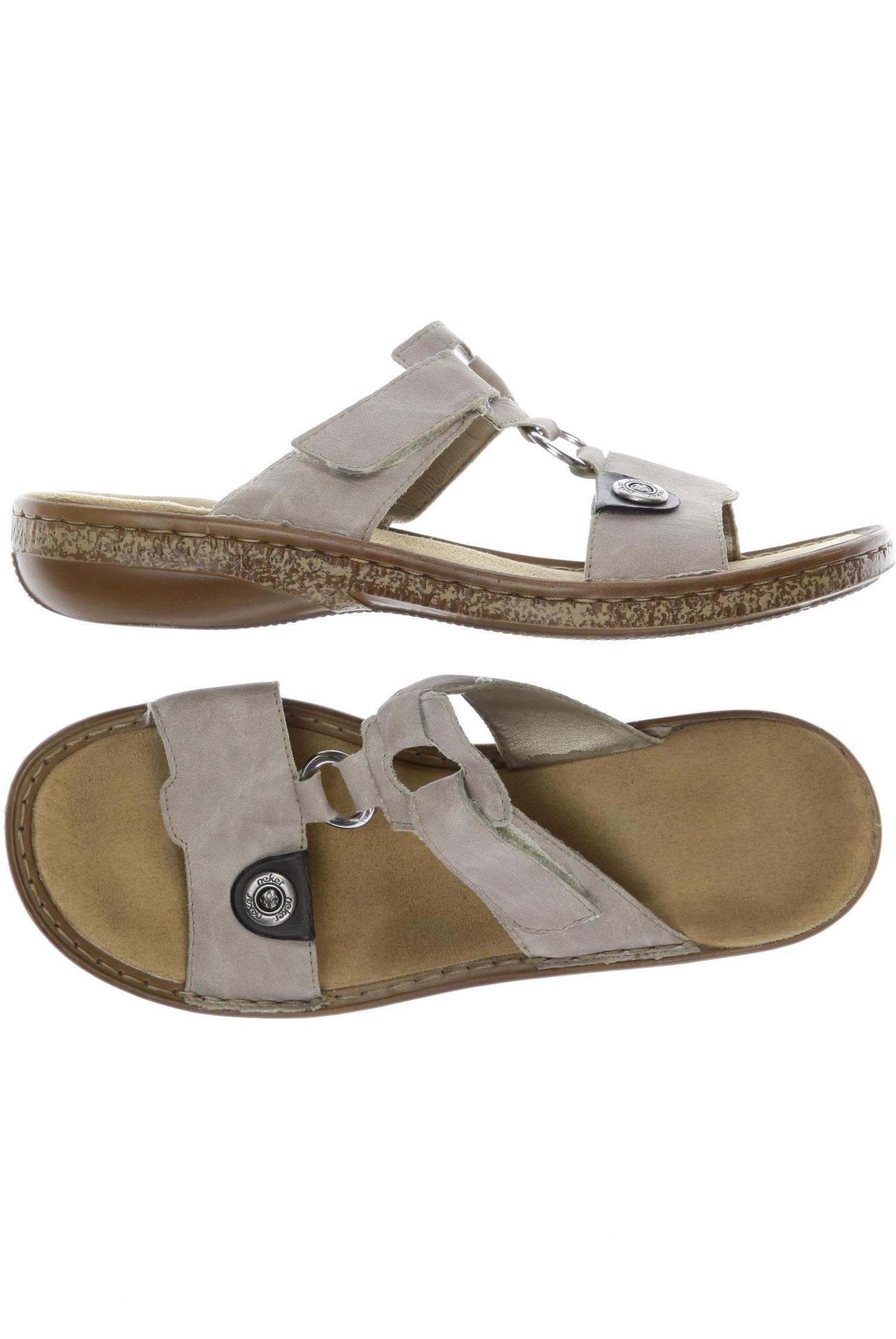 

Rieker Damen Sandale, beige, Gr. 40