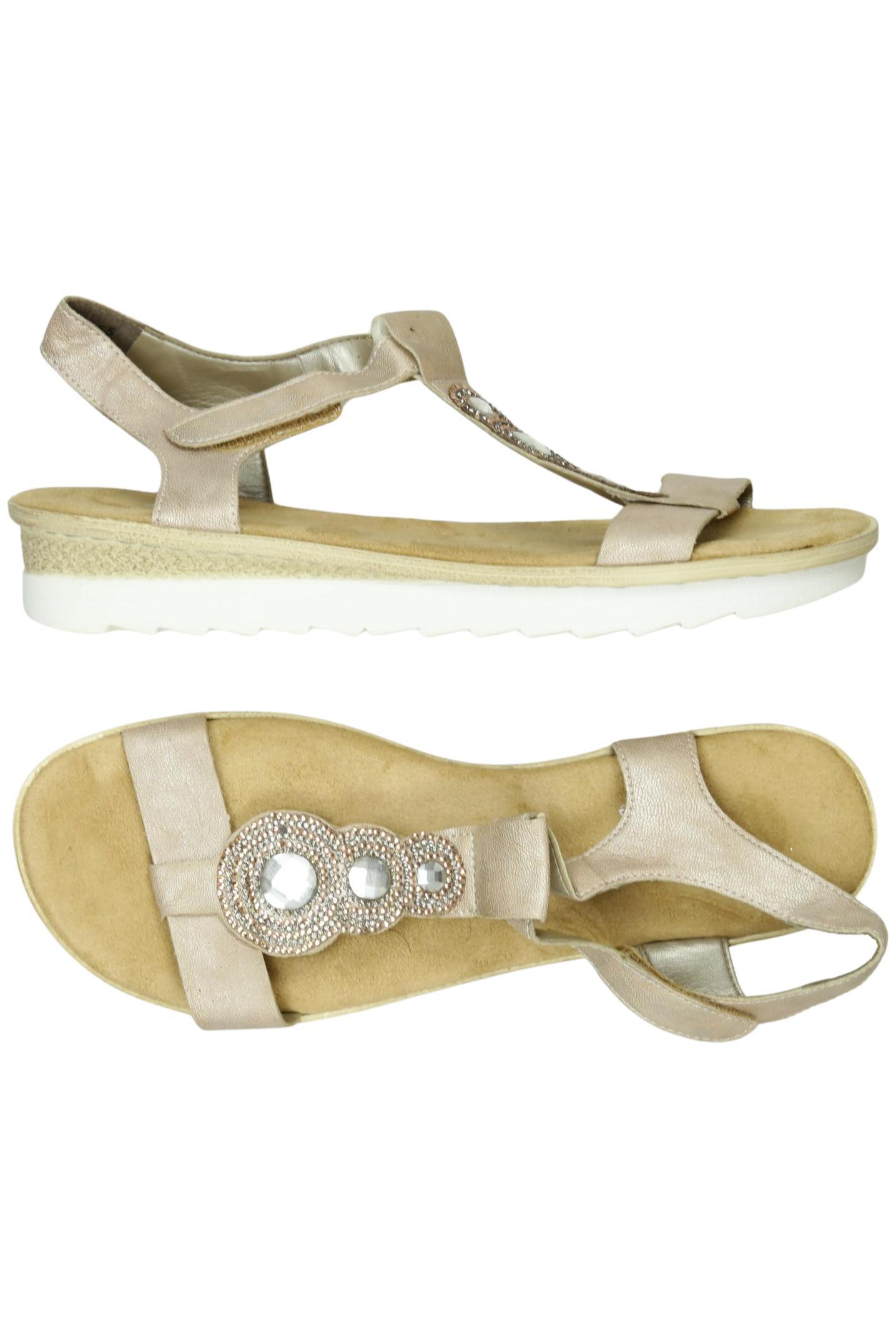 

Rieker Damen Sandale, beige, Gr. 40