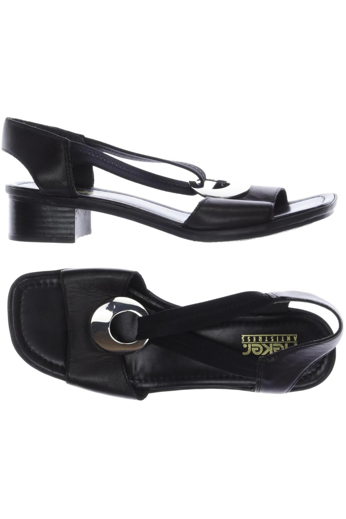 

Rieker Damen Sandale, schwarz, Gr. 38