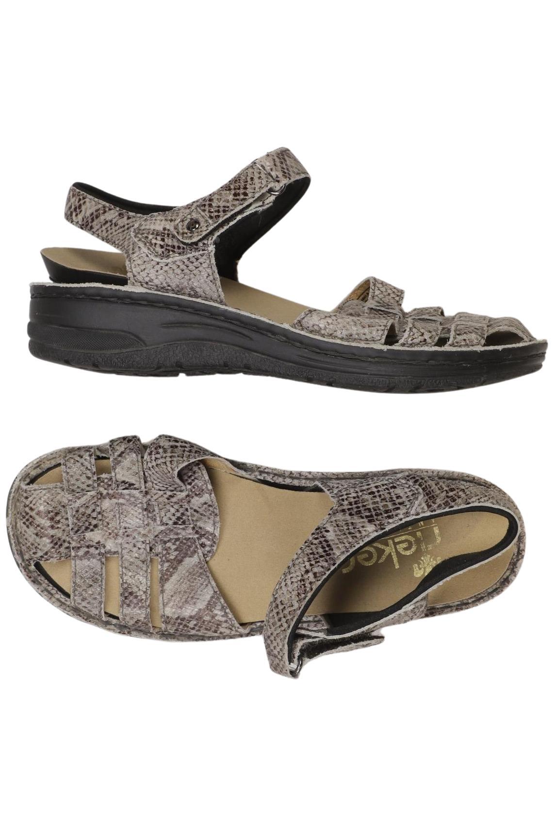 

Rieker Damen Sandale, grau, Gr. 7