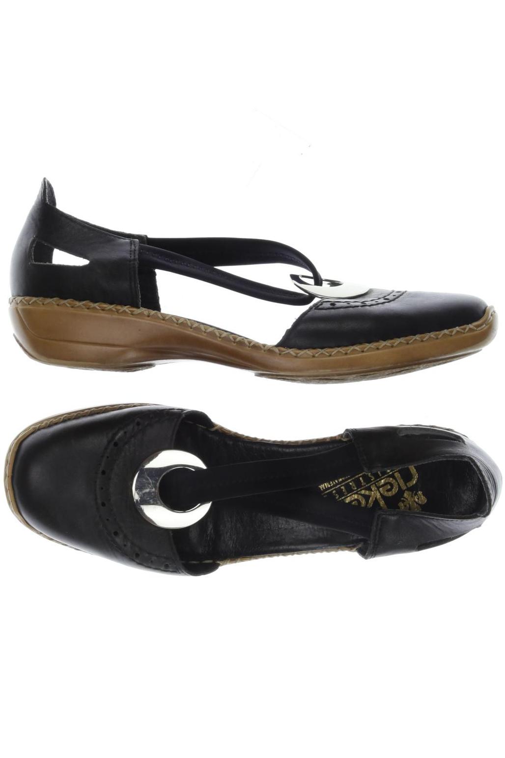 

Rieker Damen Sandale, schwarz, Gr. 41