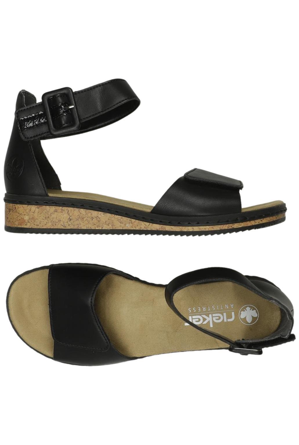 

Rieker Damen Sandale, schwarz, Gr. 40