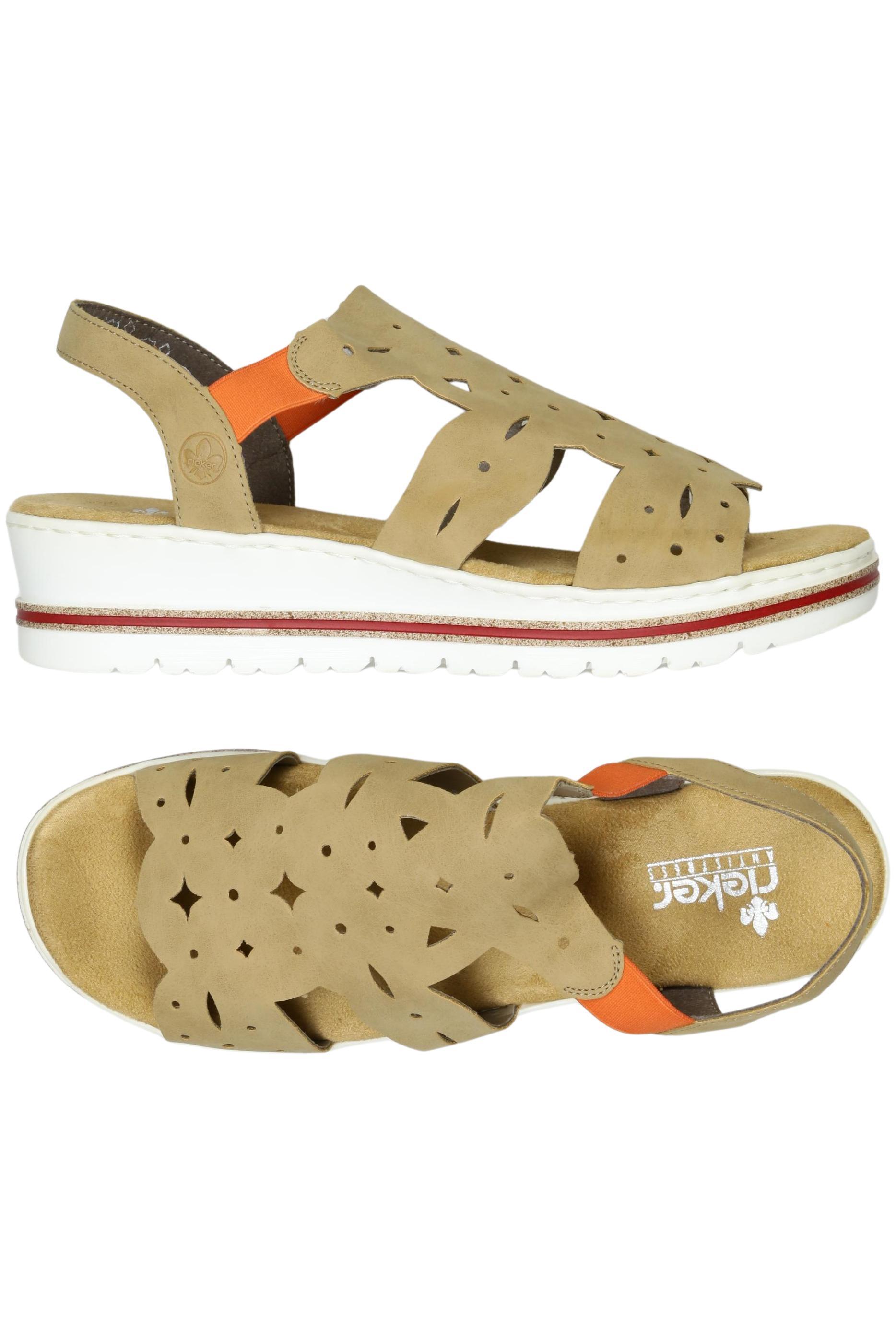 

Rieker Damen Sandale, beige, Gr. 41